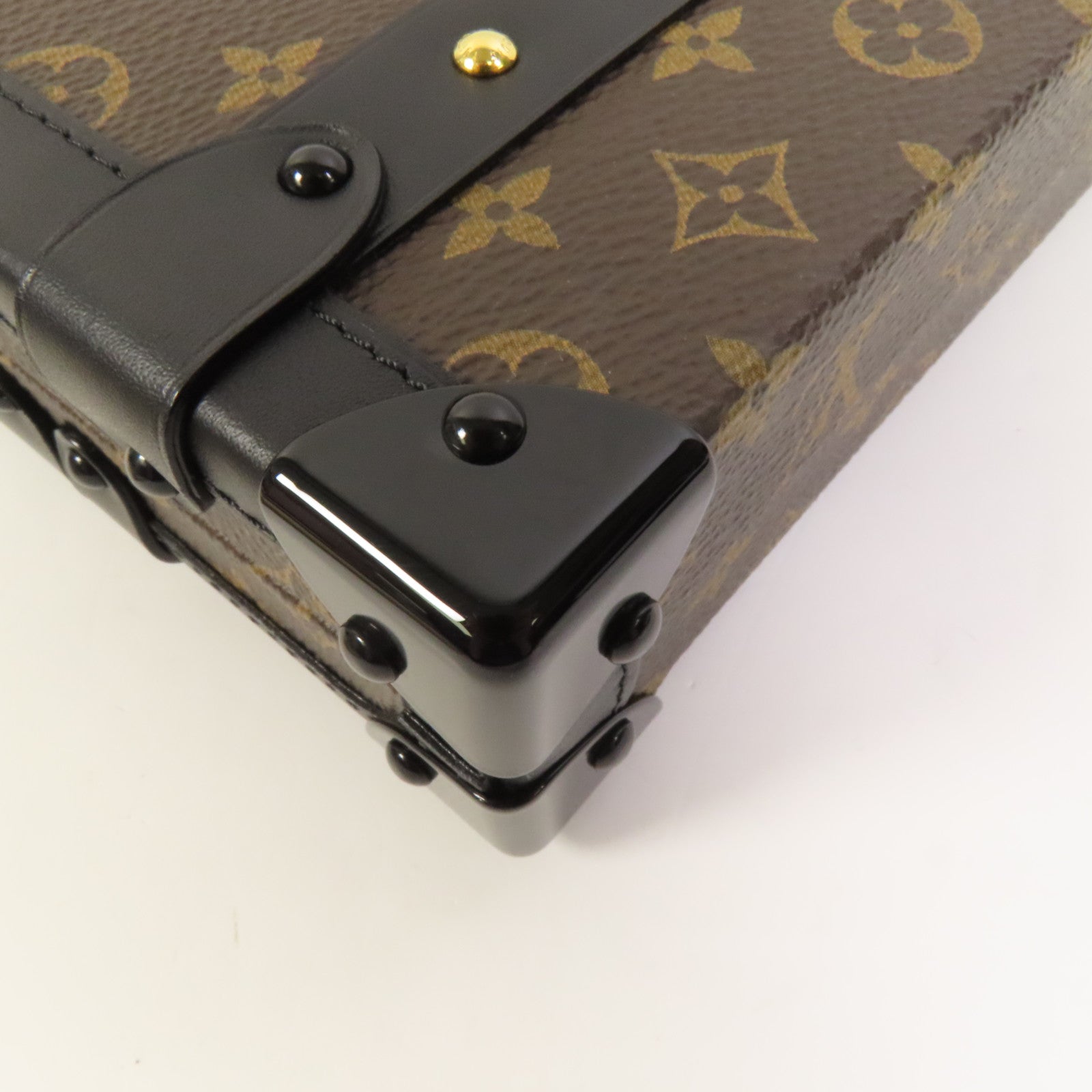 LOUIS VUITTON 【激減優惠】Monogram Petite Malle金扣肩背袋