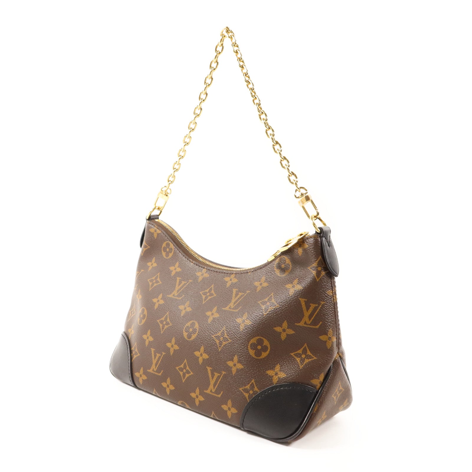 LOUIS VUITTON Monogram Boulogne PM金扣手挽肩背兩用袋