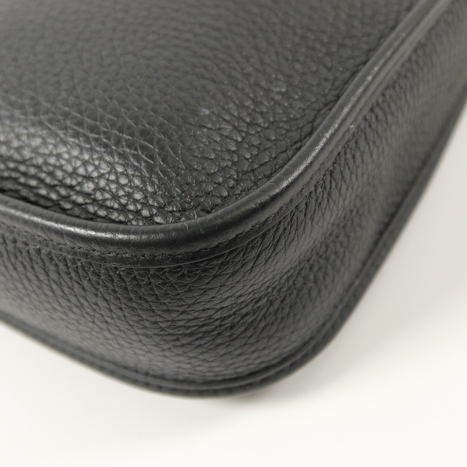 HERMES Clemence皮革Evelyne TPM肩背袋Noir
