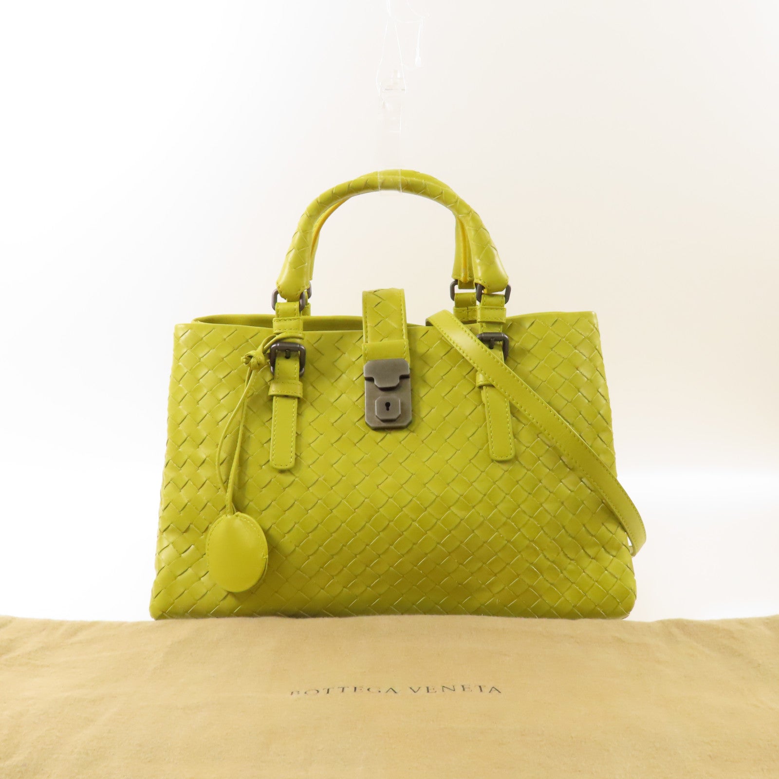 BOTTEGA VENETA 織紋皮革2 Way Shoulder手挽肩背兩用袋