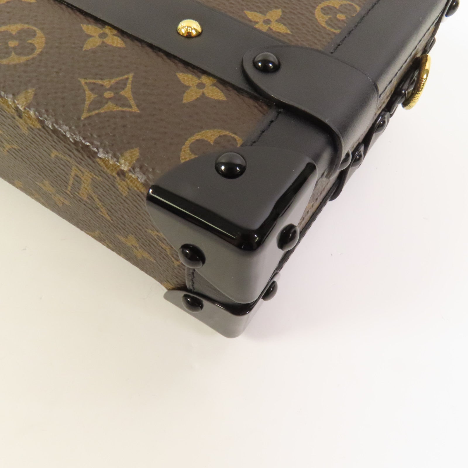 LOUIS VUITTON 【激減優惠】Monogram Petite Malle金扣肩背袋