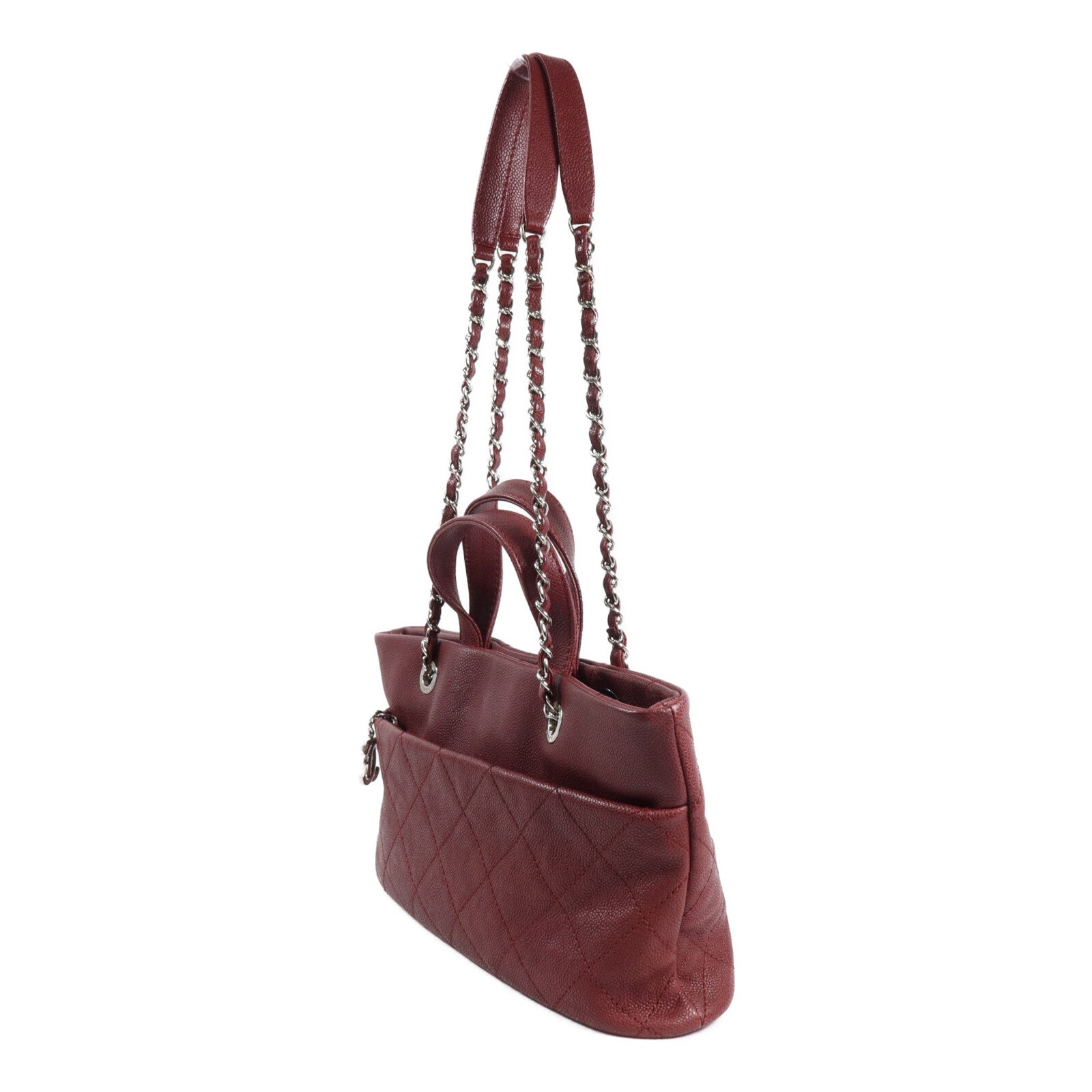 CHANEL 牛皮皮革2 Way Shoulder手挽肩背兩用袋