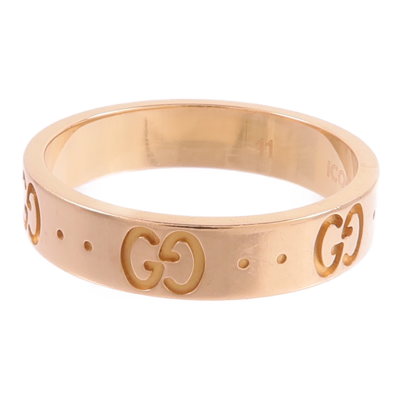 GUCCI 18K玫瑰金Gucci Icon Ring戒指