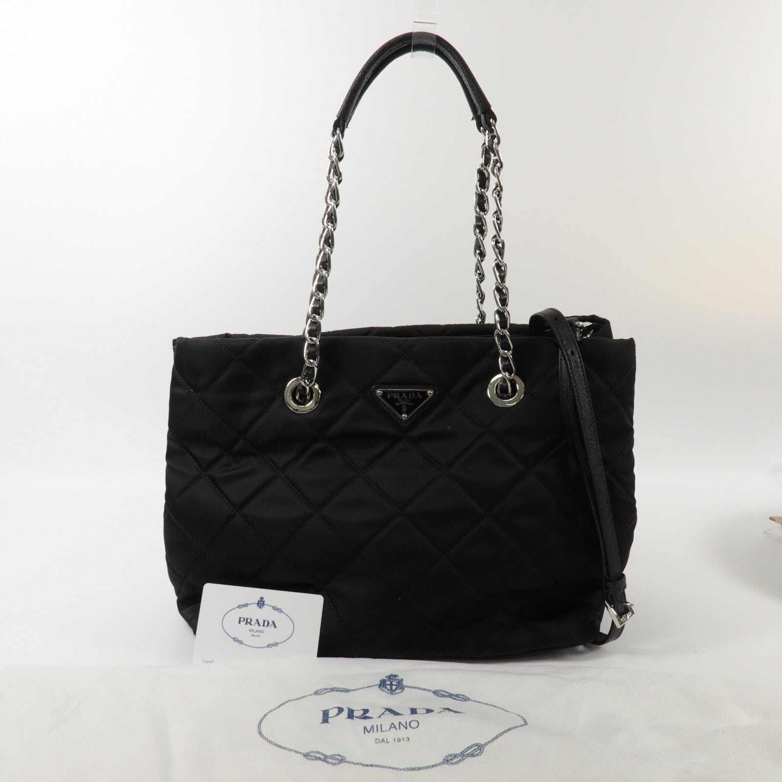 PRADA 尼龍Quilted Tessuto Tote Bag手挽肩背兩用袋