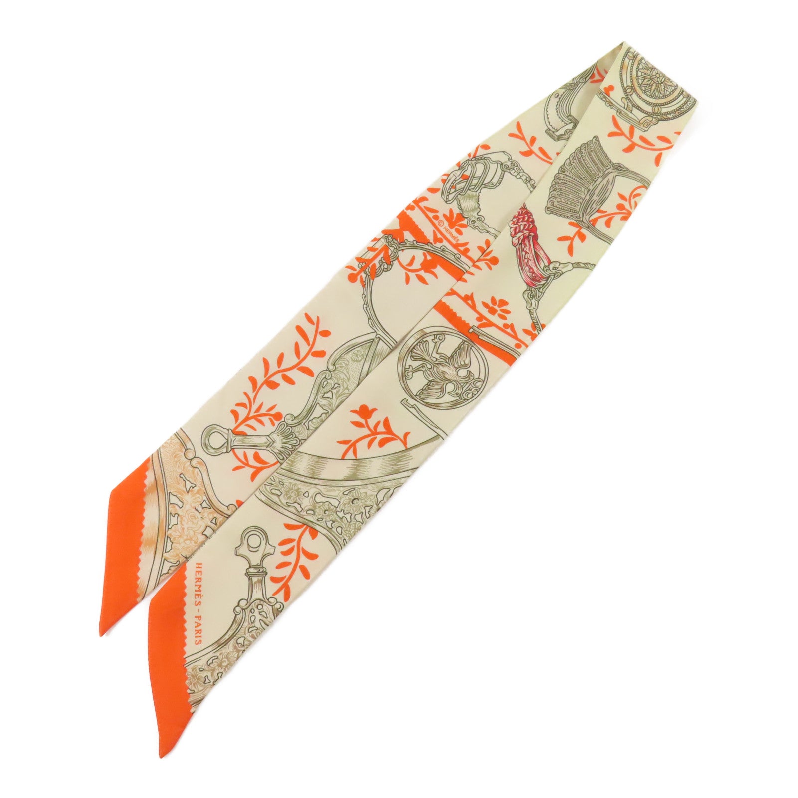 HERMES 絲質Twilly絲巾