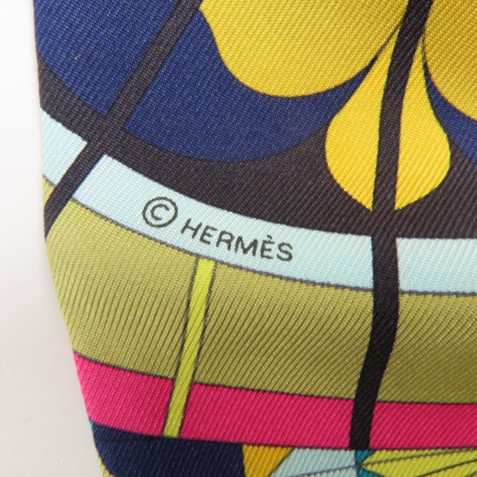 HERMES 絲質Twilly絲巾