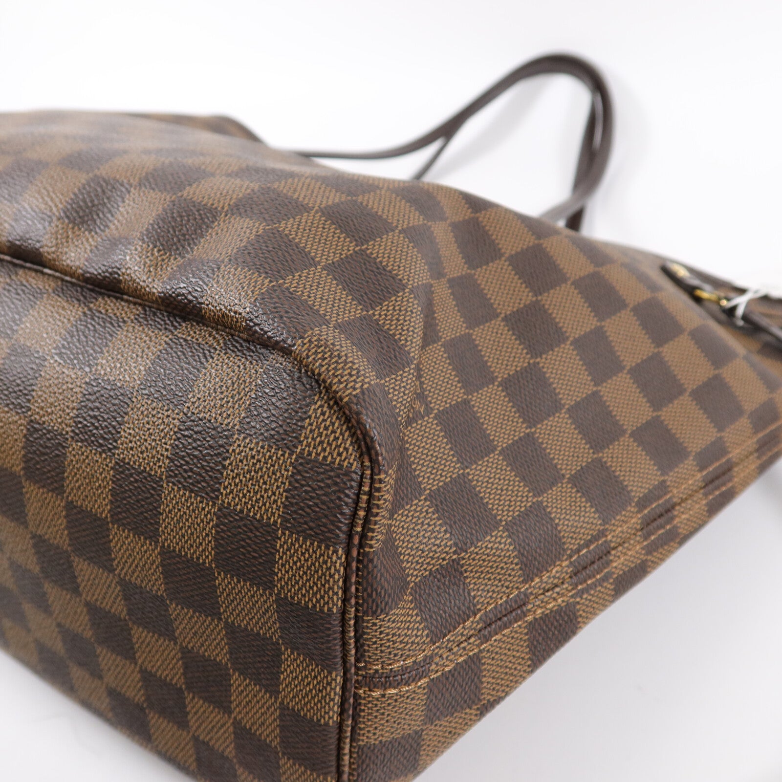 LOUIS VUITTON Damier Neverfull MM手挽袋/肩背袋