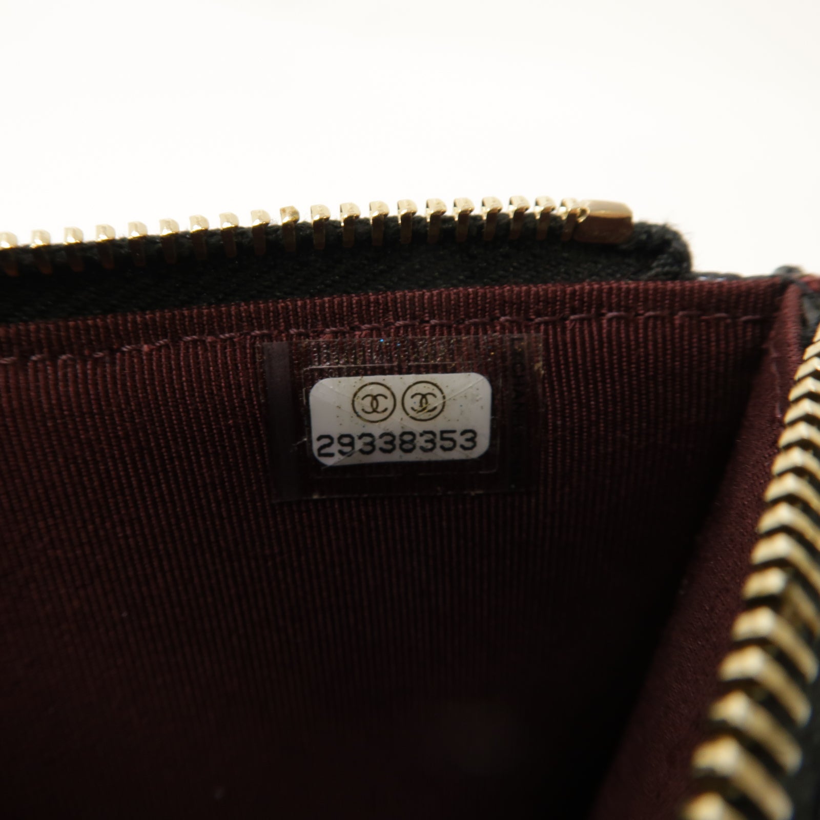 CHANEL 【激減優惠】菱格Caviar皮革Clutch Bag金扣手拿包黑色
