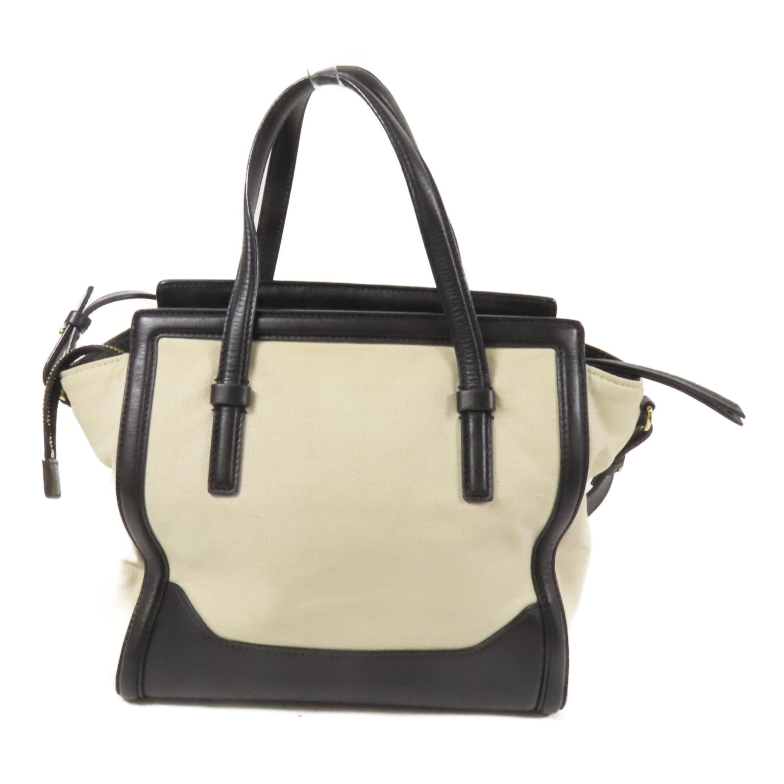 Salvatore Ferragamo 帆布2 Way Bag金扣手挽肩背兩用袋