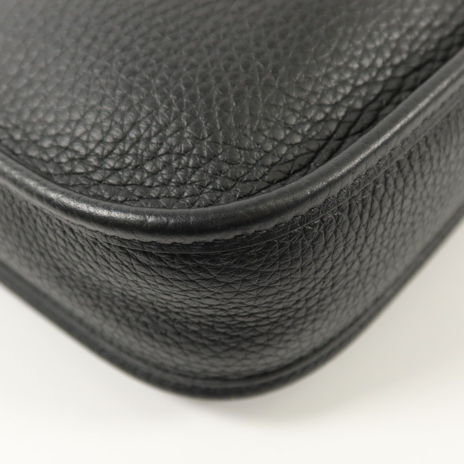 HERMES Clemence皮革Evelyne TPM肩背袋Noir