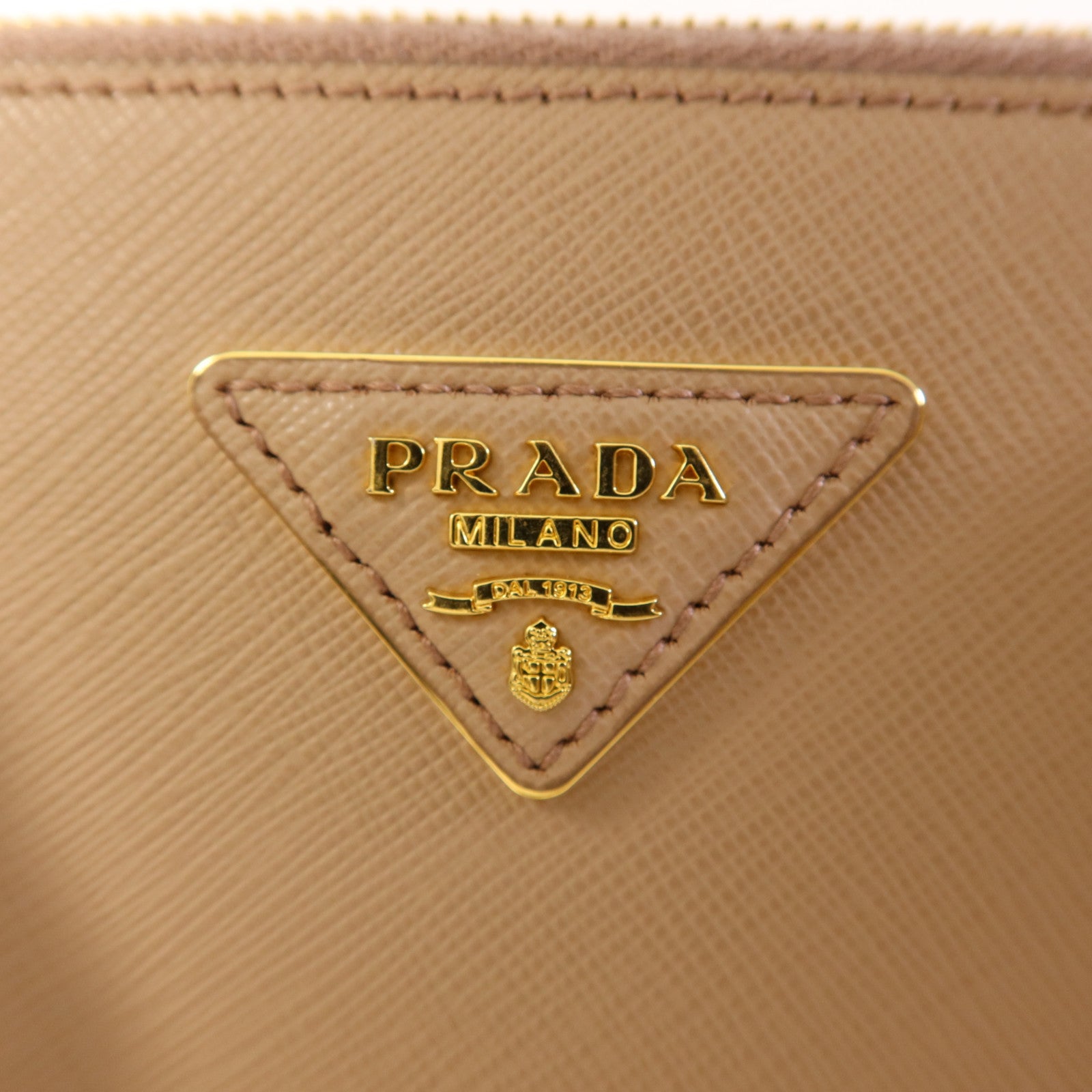 PRADA Saffiano皮革Galleria金扣手挽肩背兩用袋