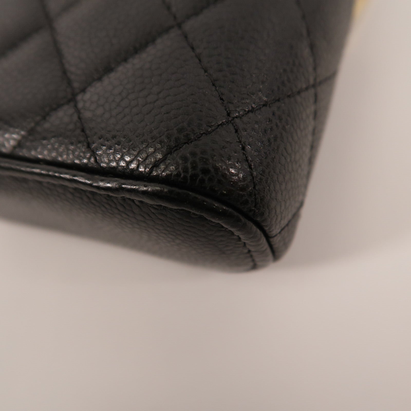 CHANEL 牛皮皮革Small Vanity With Chain鏈帶肩背袋