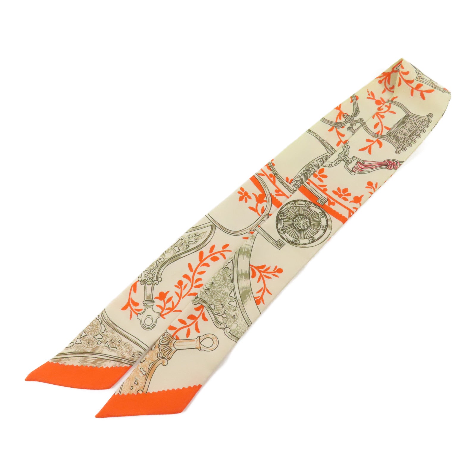 HERMES 絲質Twilly絲巾