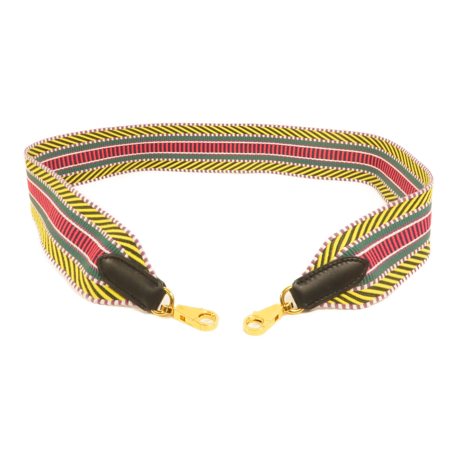 HERMES Swift皮革/帆布Sangle Cavale Bag Strap 50mm肩帶