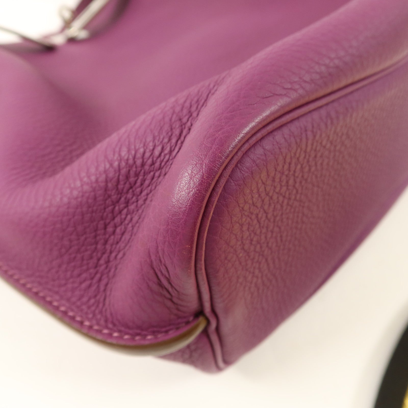 HERMES Clemence皮革So Kelly 22肩背袋Anemone