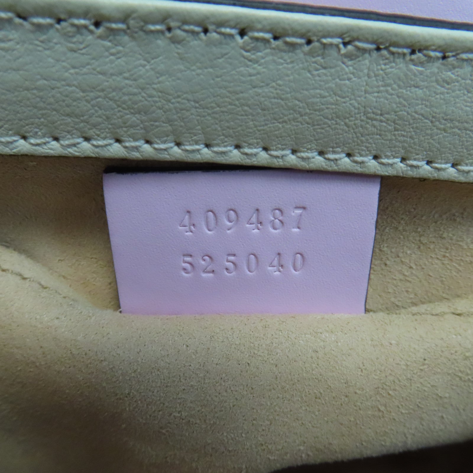GUCCI 牛皮皮革/塗層帆布Shoulder Bag金扣鏈帶肩背袋啡色/粉紅色