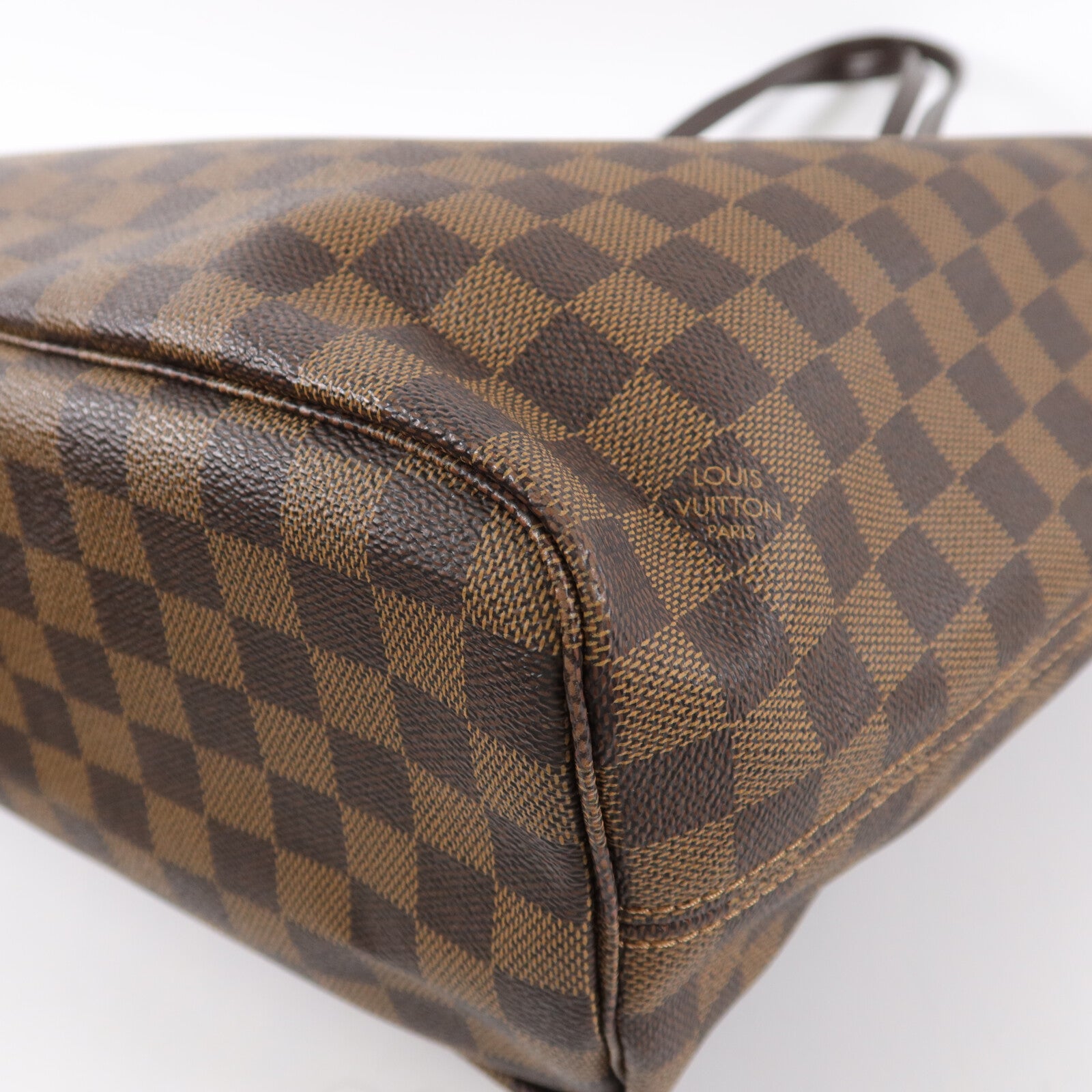 LOUIS VUITTON Damier Neverfull MM手挽袋/肩背袋