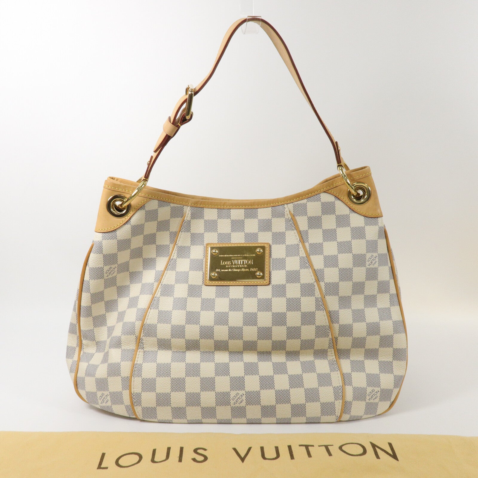 LOUIS VUITTON Damier Azur Galliera PM肩背袋