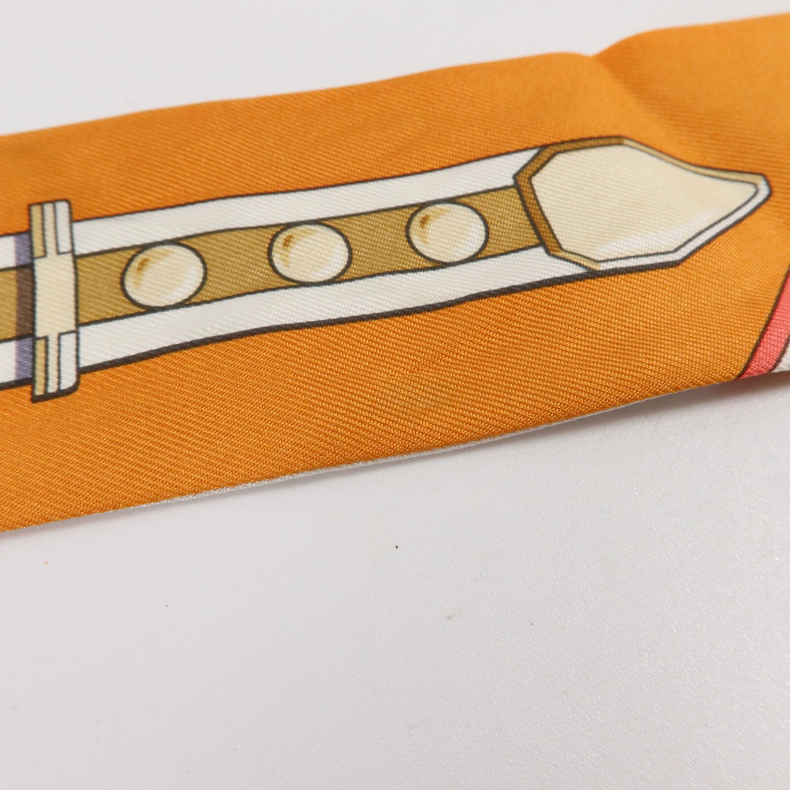 HERMES 絲質Twilly絲巾