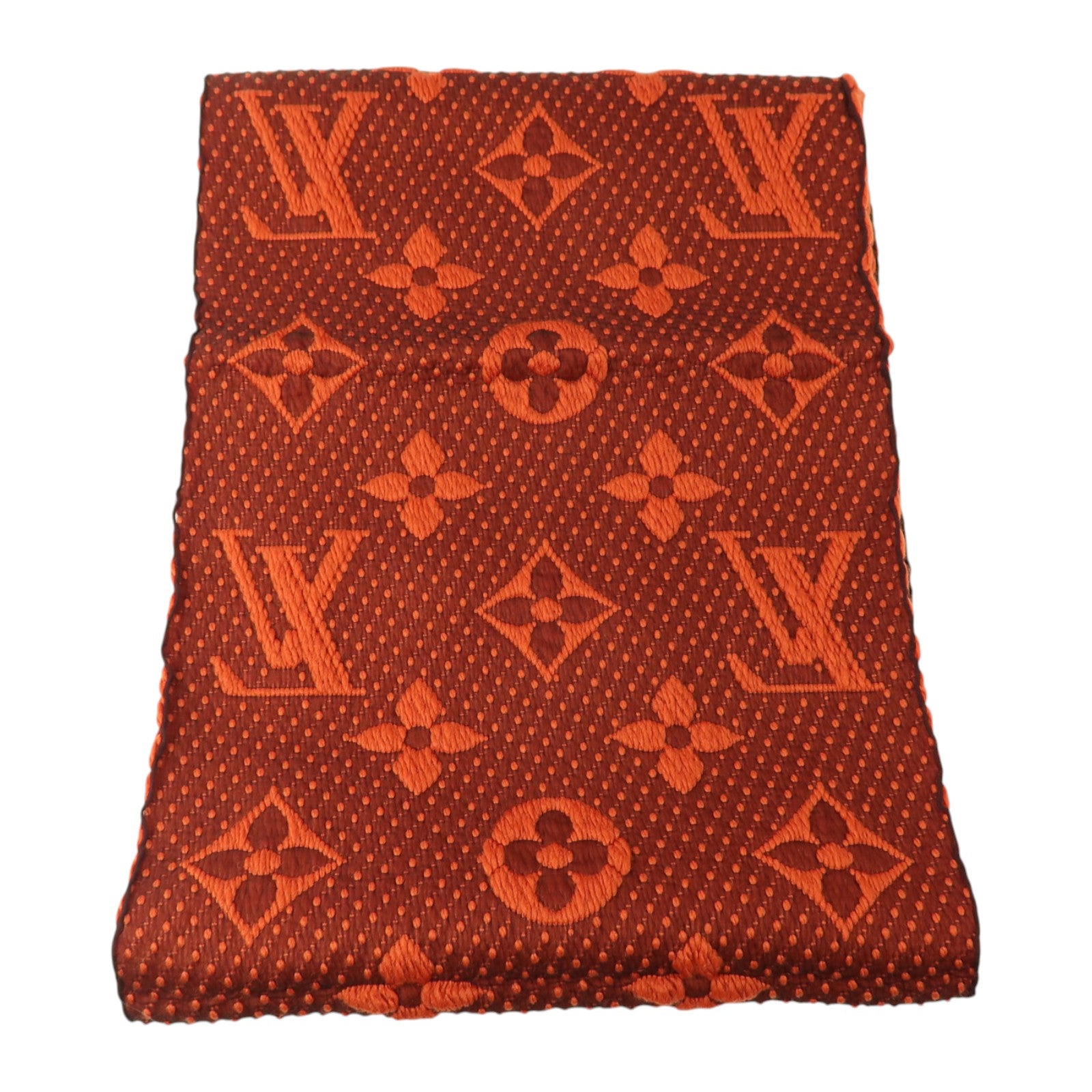 LOUIS VUITTON 羊毛/絲質Logomania Scarf絲巾
