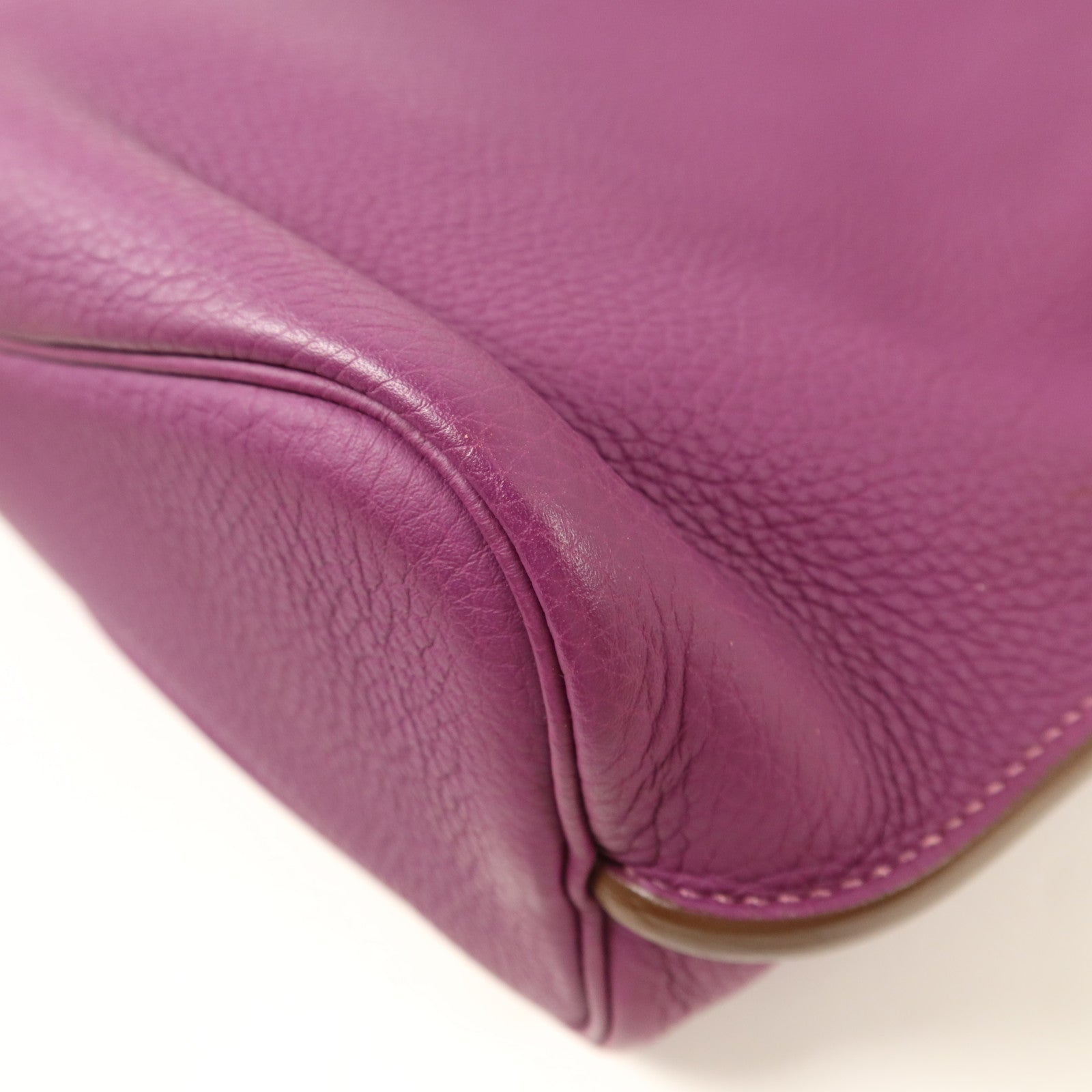 HERMES Clemence皮革So Kelly 22肩背袋Anemone
