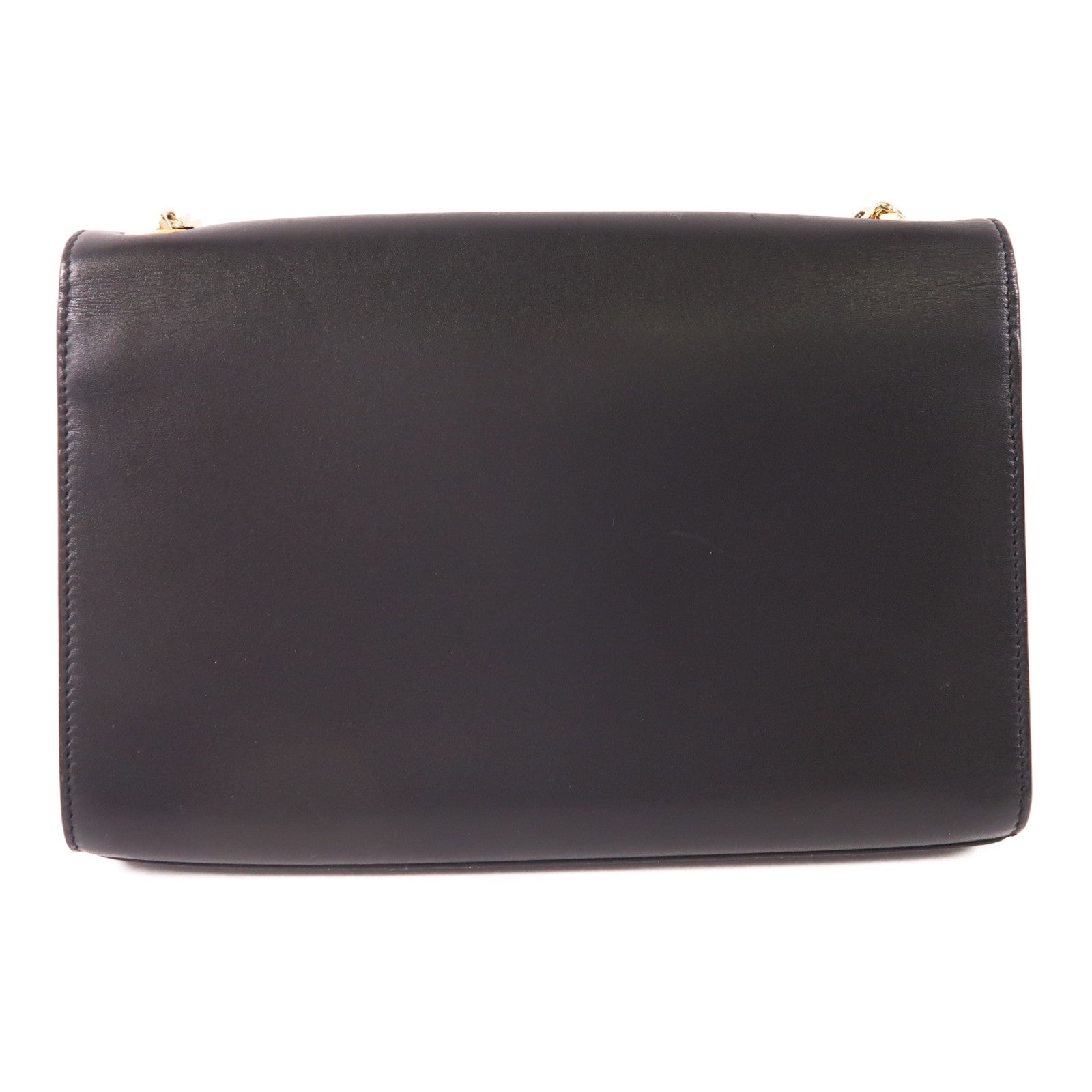 SAINT LAURENT 牛皮皮革Shoulder Bag金扣鏈帶肩背袋