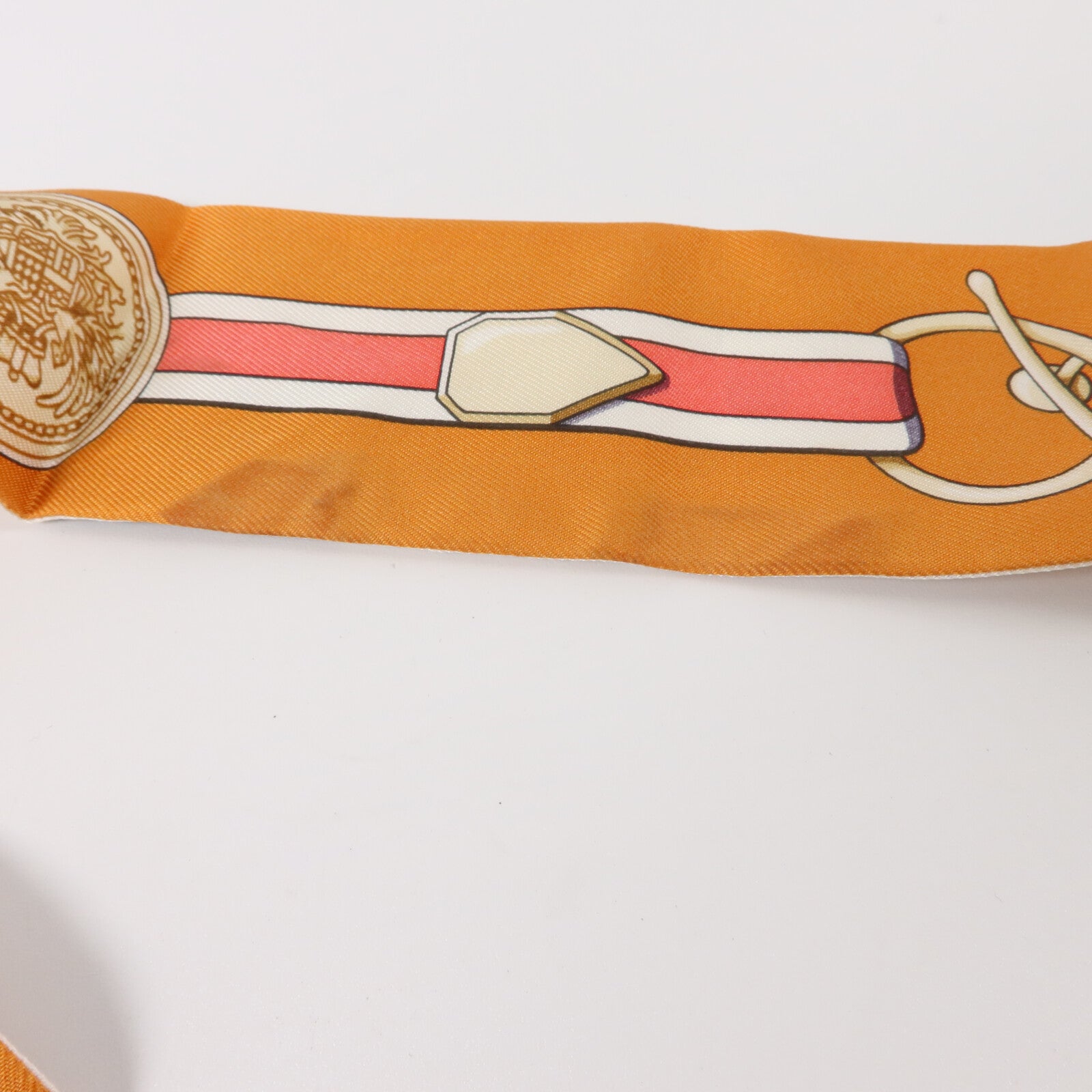 HERMES 絲質Twilly絲巾