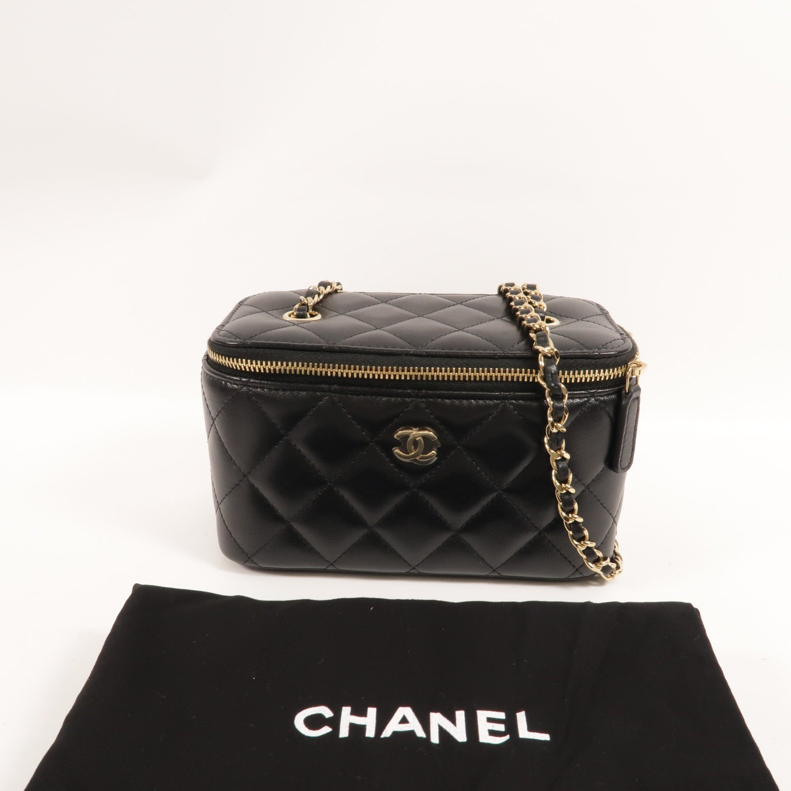 CHANEL 羊皮皮革Vanity Case肩背袋