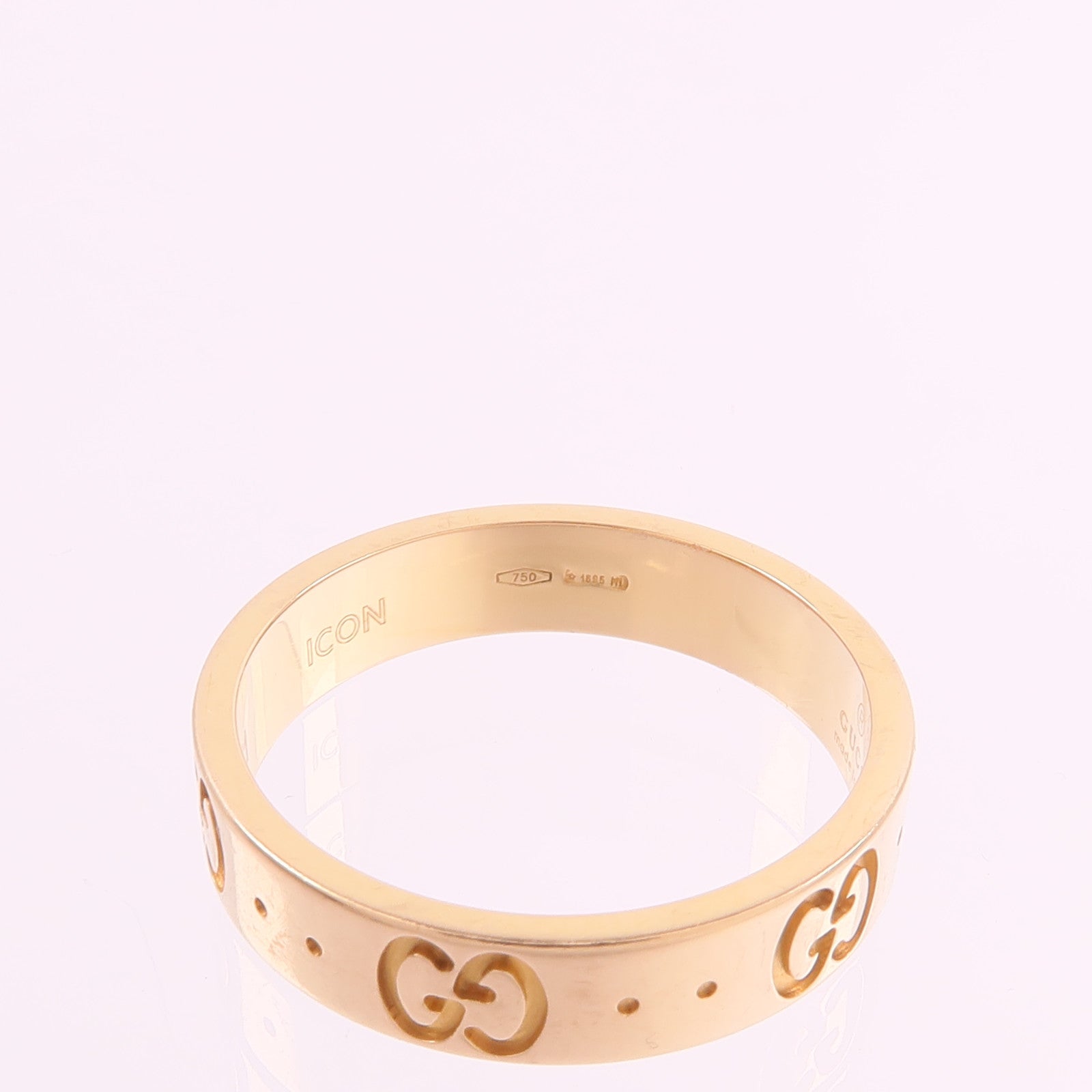 GUCCI 18K玫瑰金Gucci Icon Ring戒指