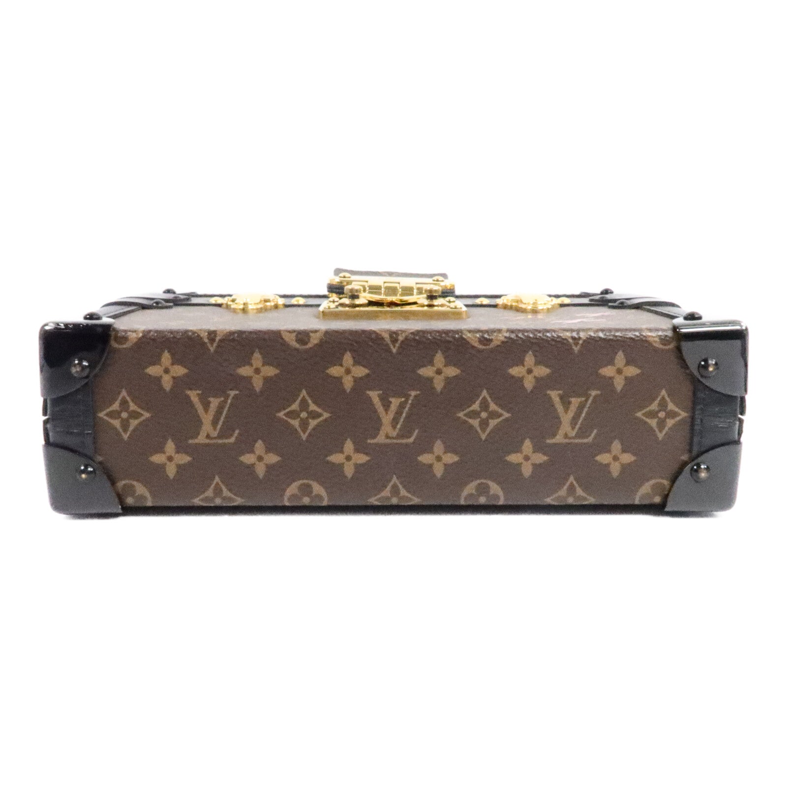 LOUIS VUITTON Monogram Petite Malle金扣肩背袋