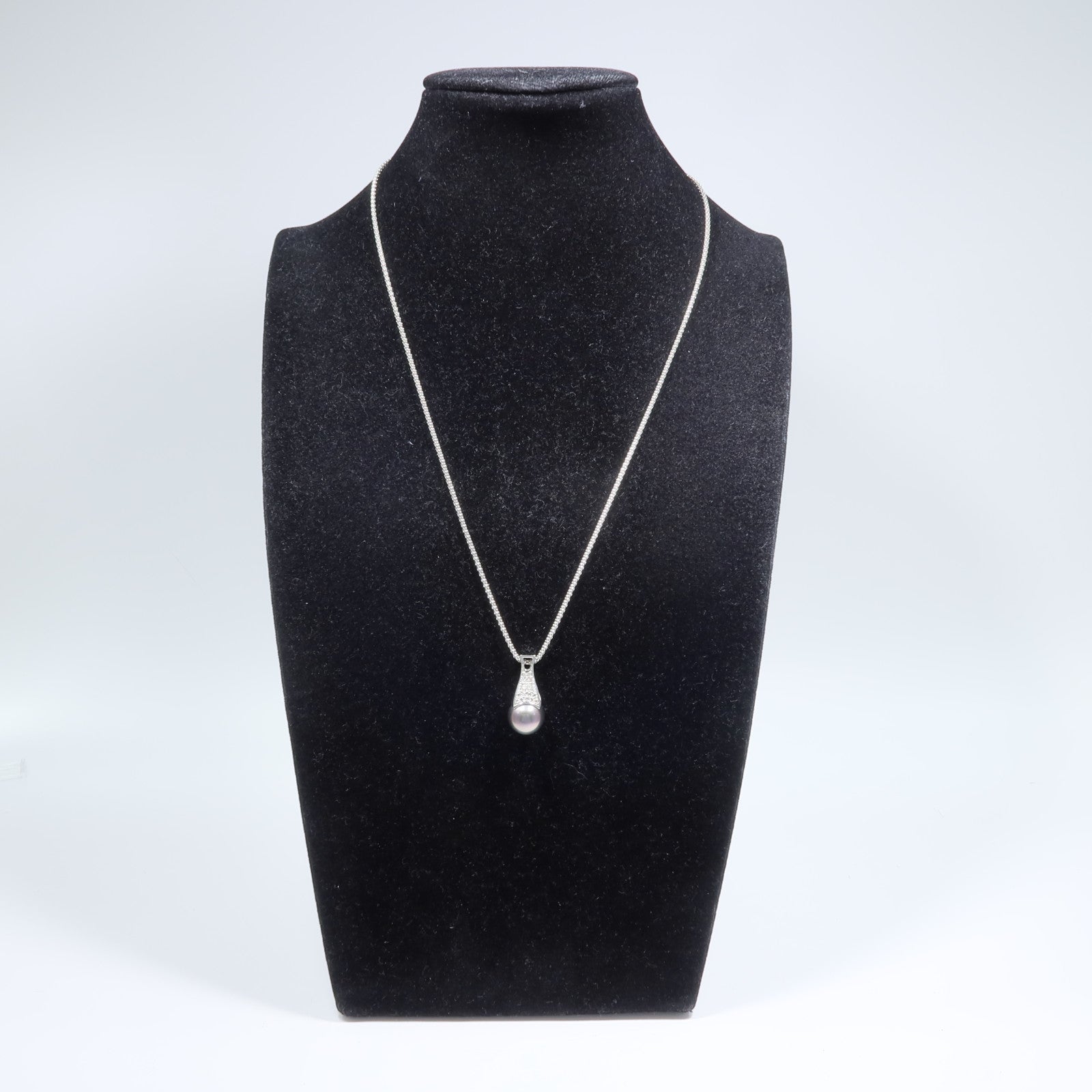 JEWELRY 18K白金Pearl Diamond Necklace珍珠/鑽石項鍊