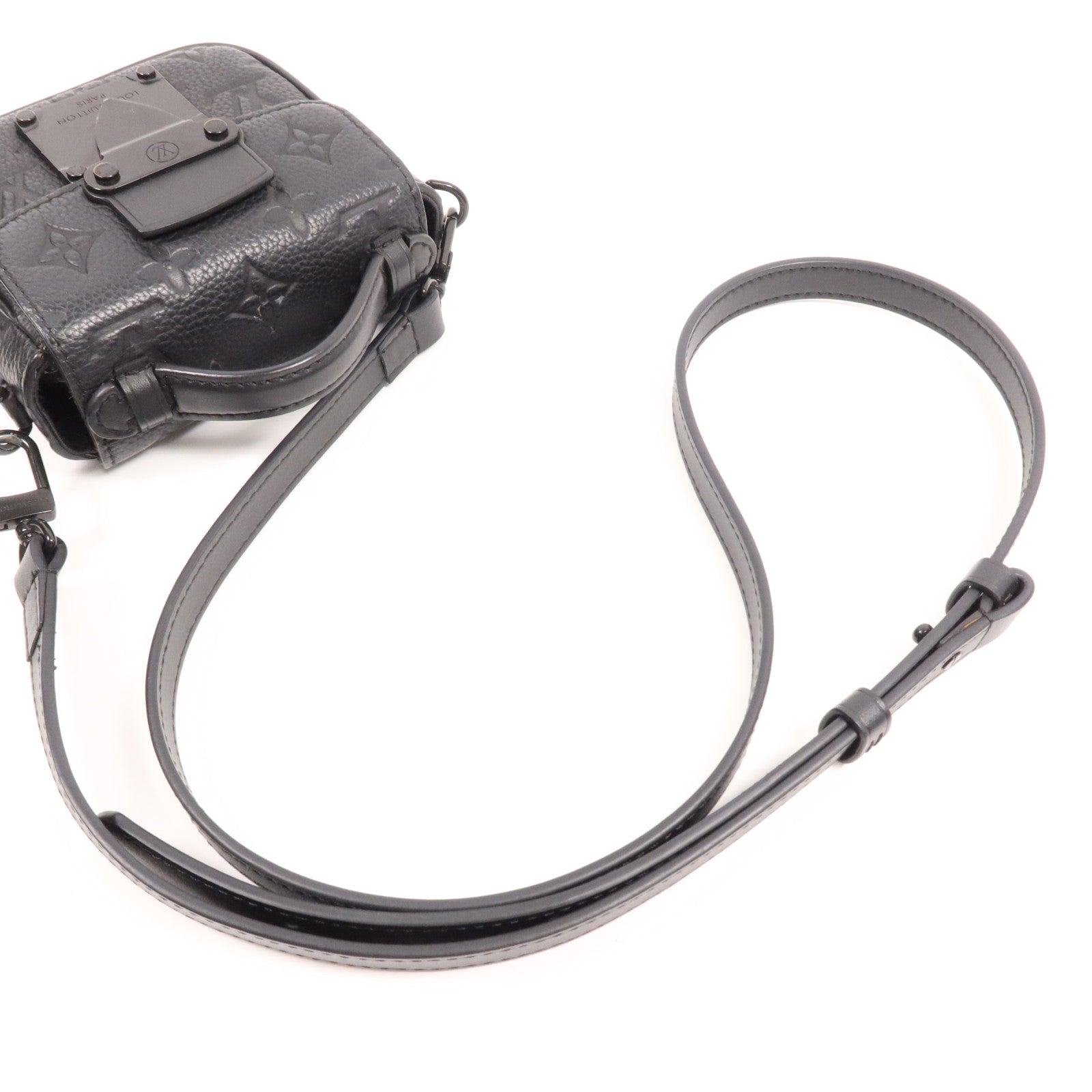 LOUIS VUITTON Monogram Taurillon Pico S-Lock手挽肩背兩用袋