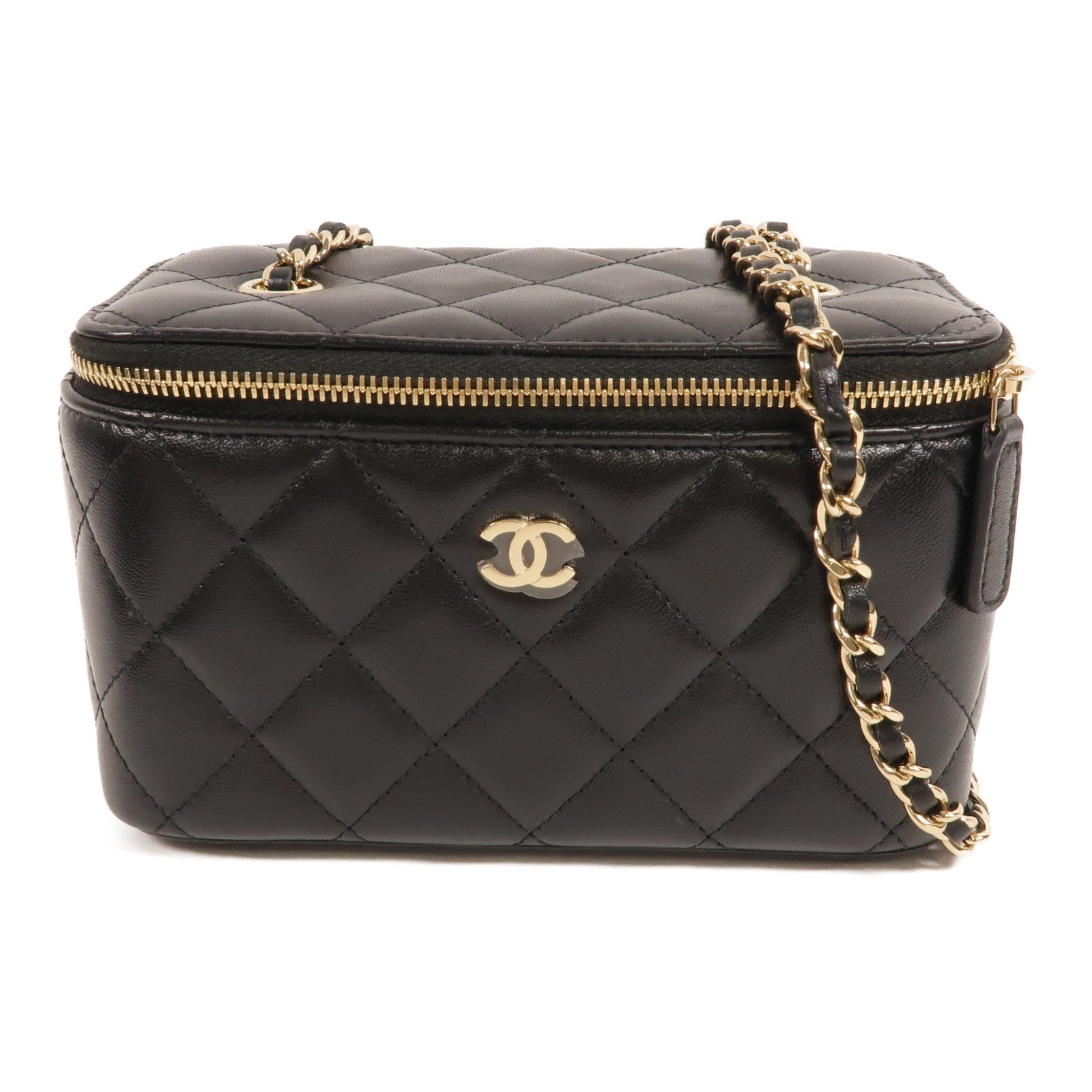 CHANEL 羊皮皮革Vanity Case肩背袋