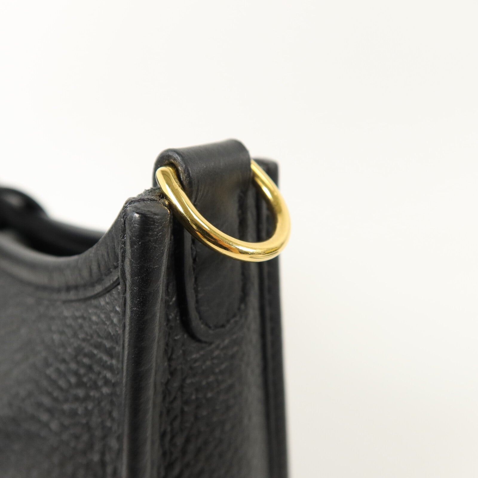 HERMES Clemence皮革Evelyne TPM肩背袋Noir