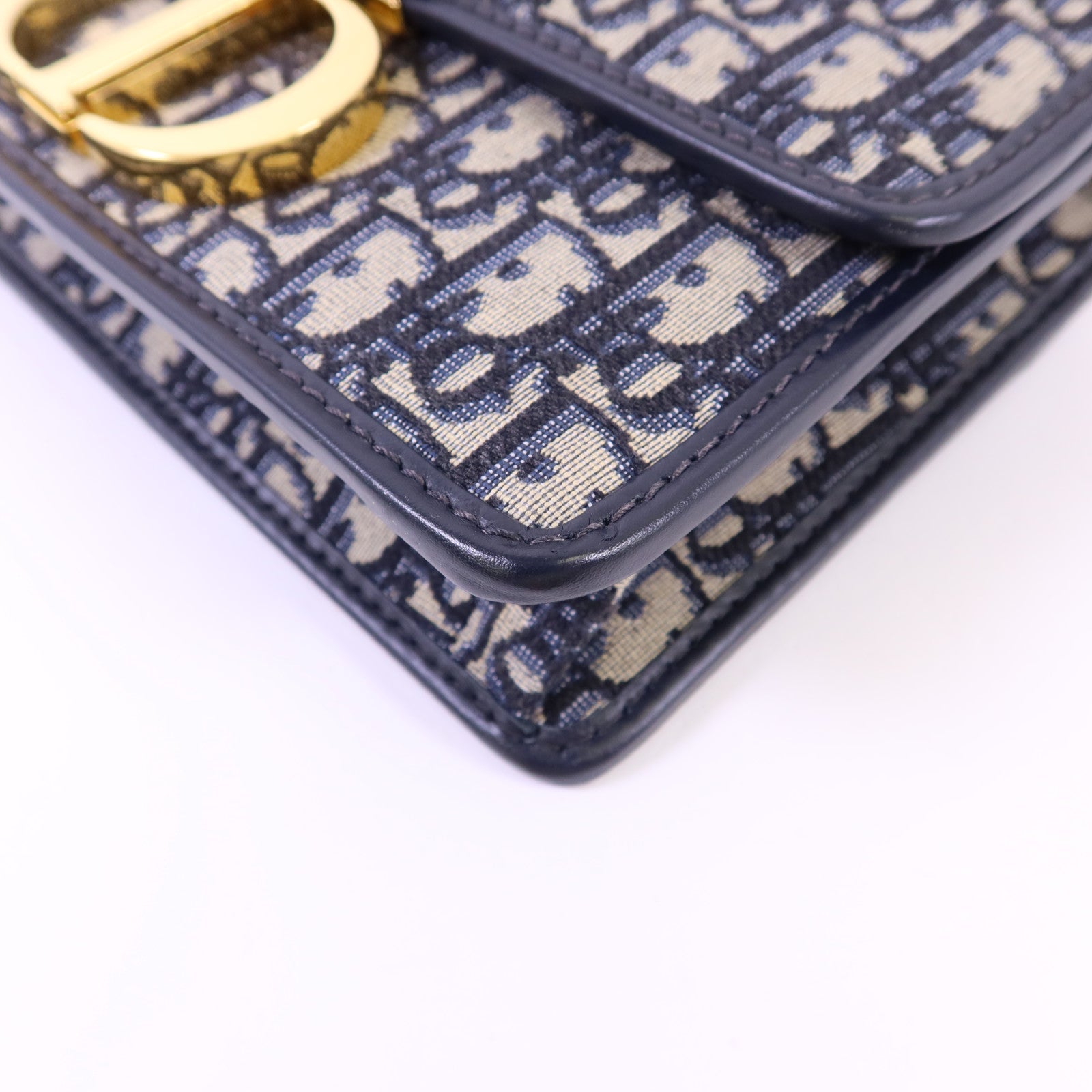 Dior 【激減優惠】帆布Montaigne 30金扣肩背袋