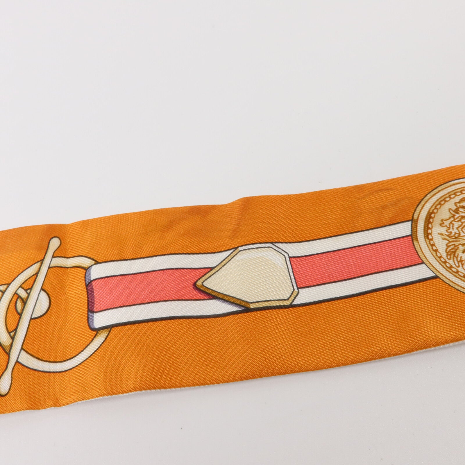HERMES 絲質Twilly絲巾