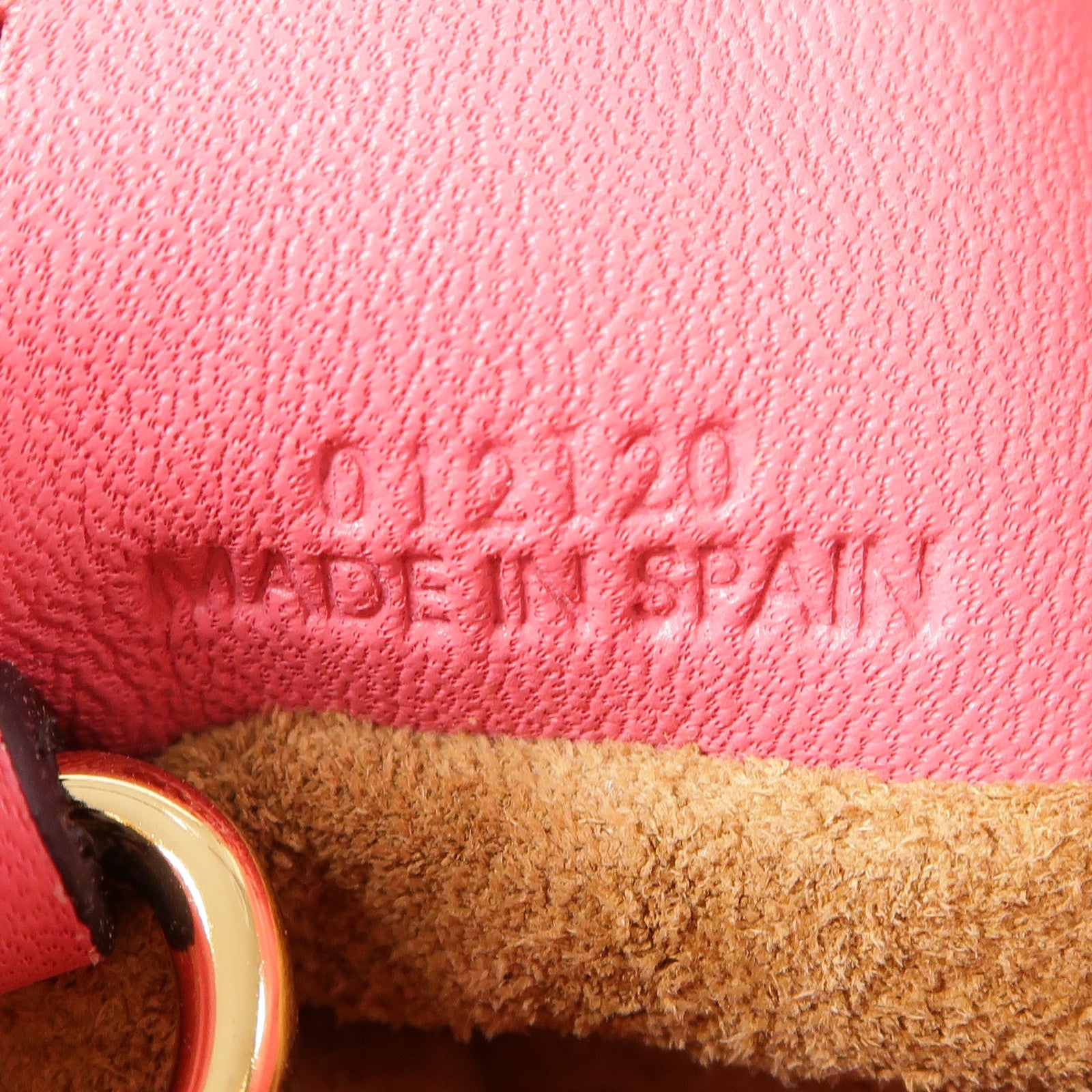 LOEWE 羊皮皮革Nano Flamenco金扣鏈帶肩背袋