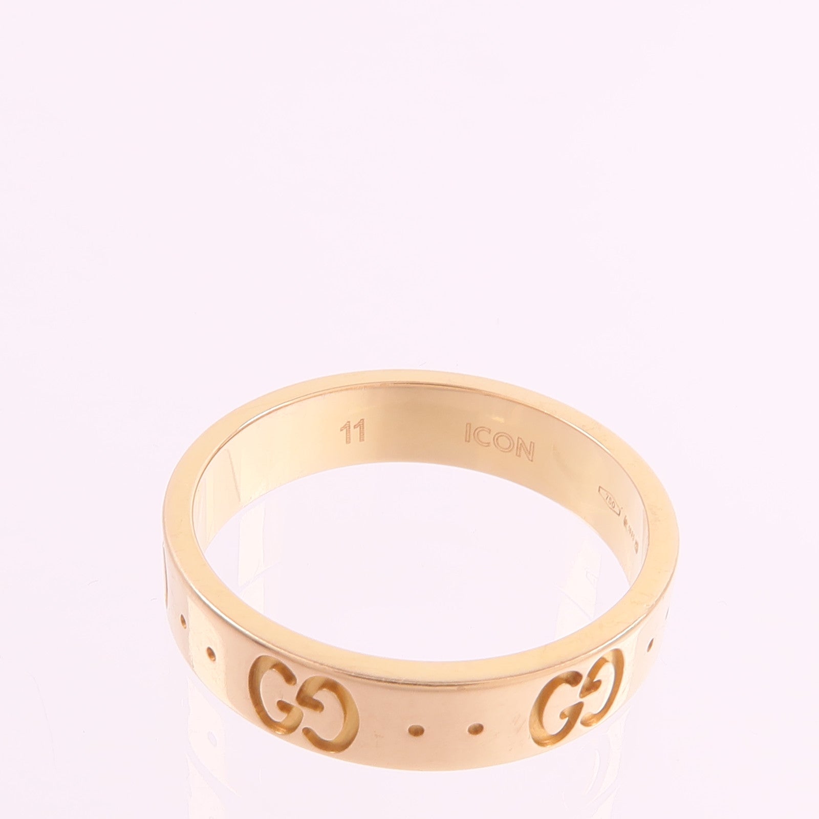 GUCCI 18K玫瑰金Gucci Icon Ring戒指