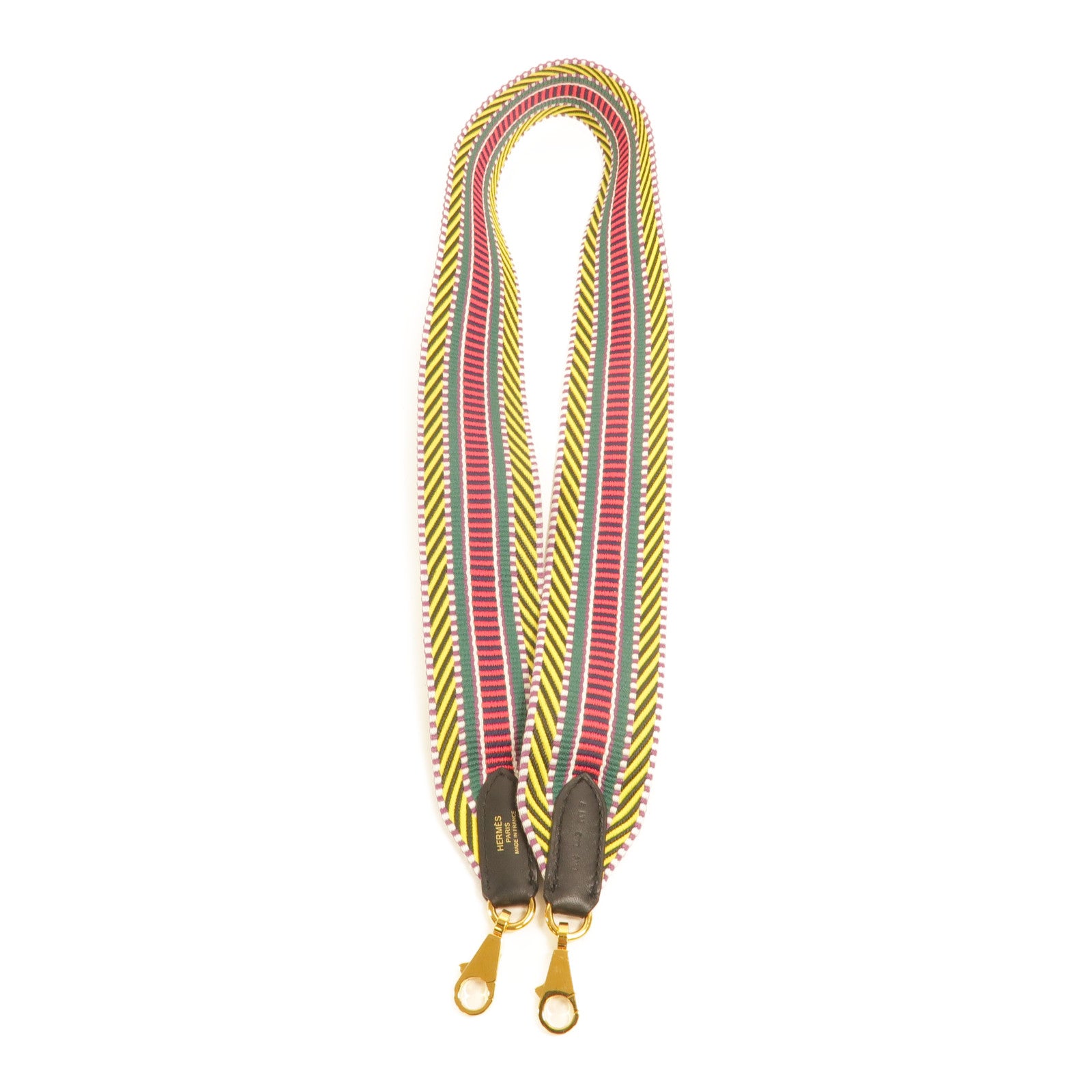HERMES Swift皮革/帆布Sangle Cavale Bag Strap 50mm肩帶