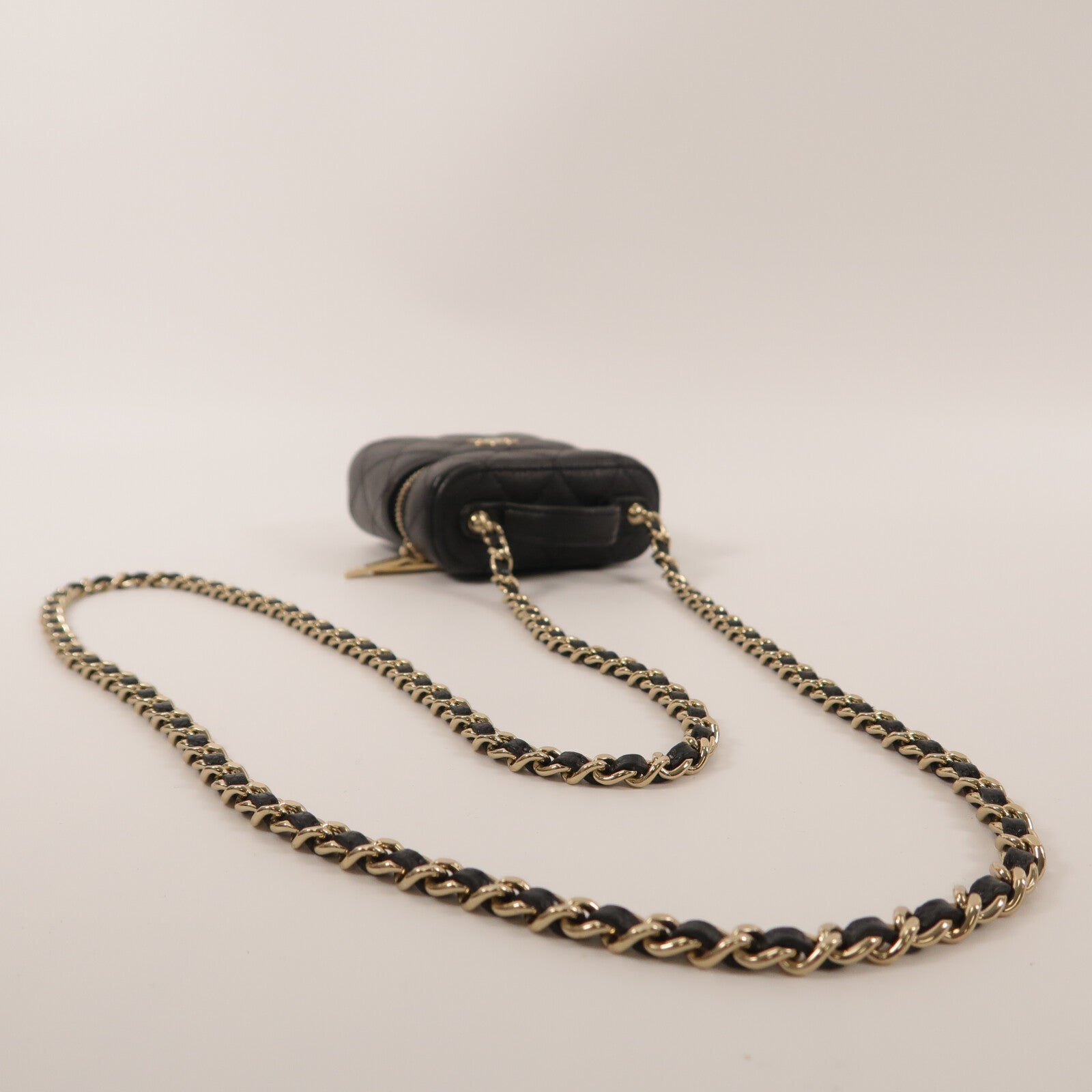 CHANEL 牛皮皮革Small Vanity With Chain鏈帶肩背袋
