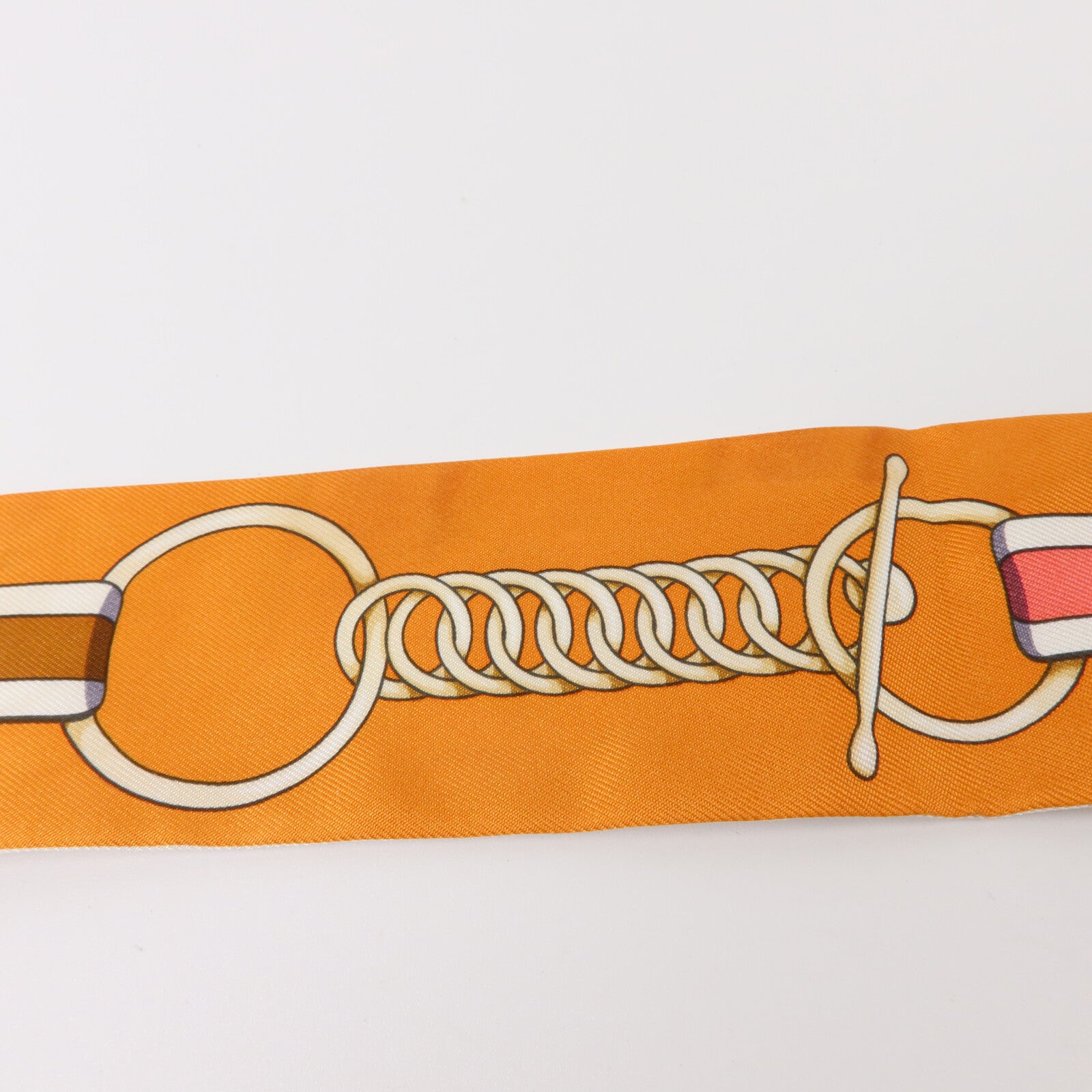 HERMES 絲質Twilly絲巾