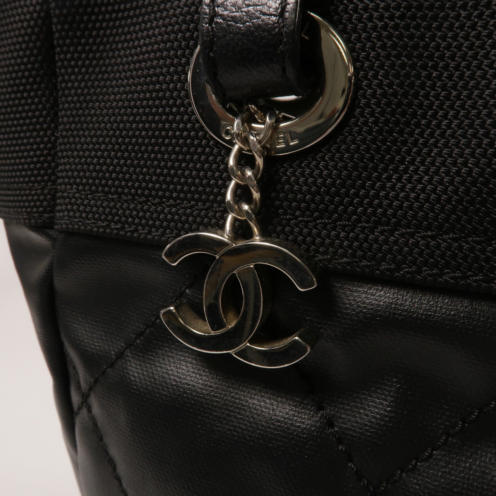 CHANEL 帆布/尼龍Tote Bag肩背袋