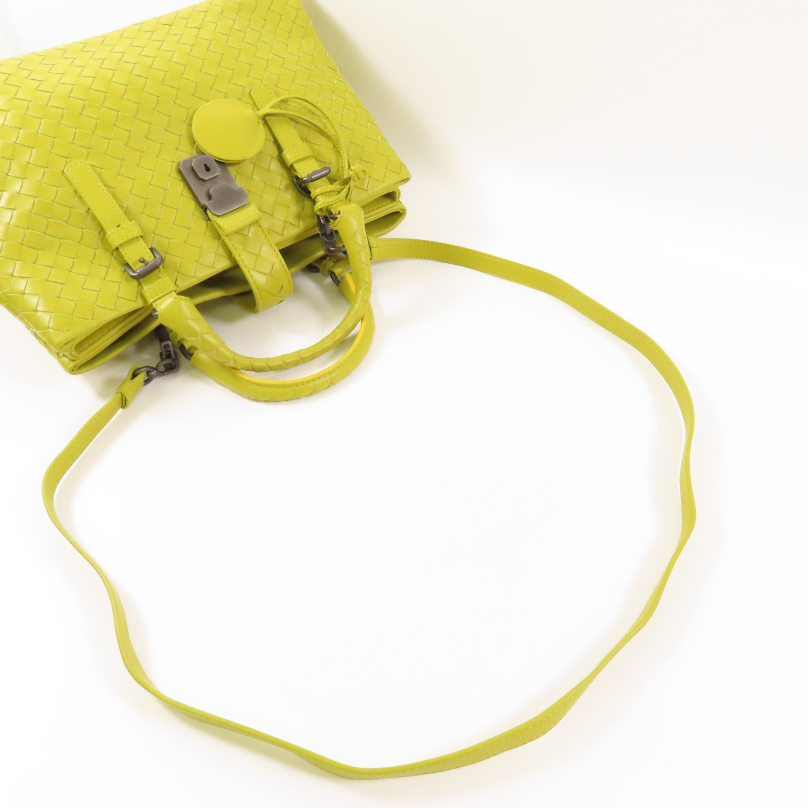 BOTTEGA VENETA 織紋皮革2 Way Shoulder手挽肩背兩用袋