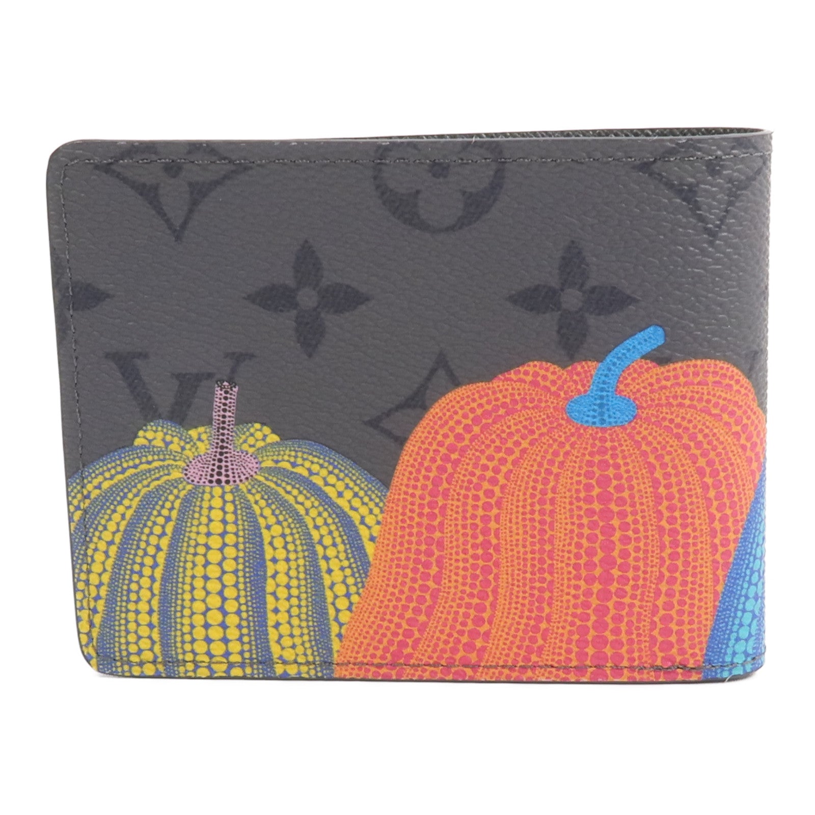 LOUIS VUITTON Monogram Eclipse Reverse LV X Yayoi Kusama錢包