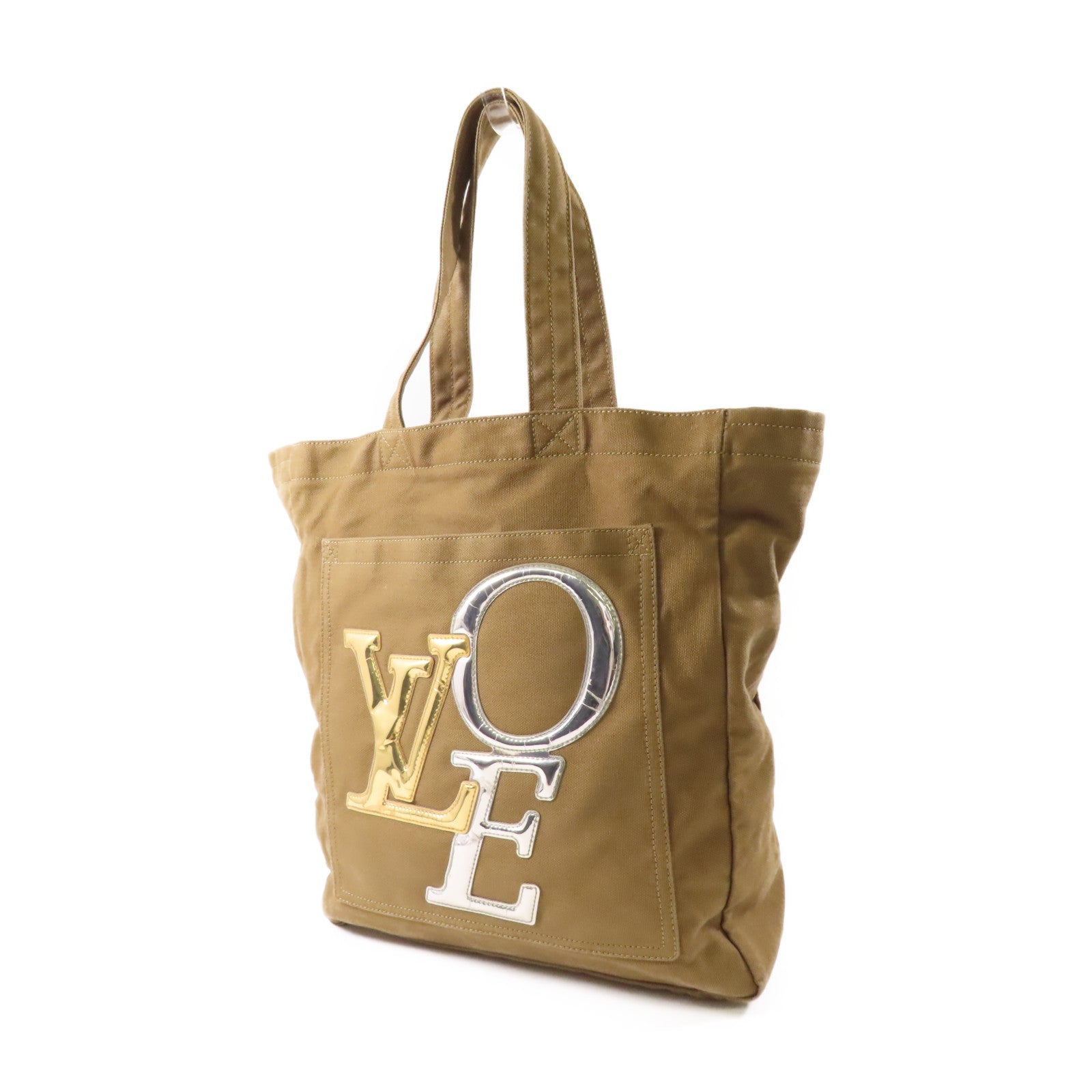 LOUIS VUITTON 帆布That's Love Tote Bag金扣手挽袋