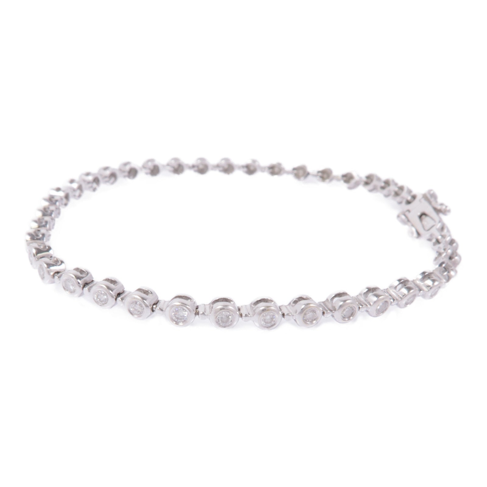 JEWELRY 【激減優惠】18K白金Diamond Bracelet鑽石手鏈