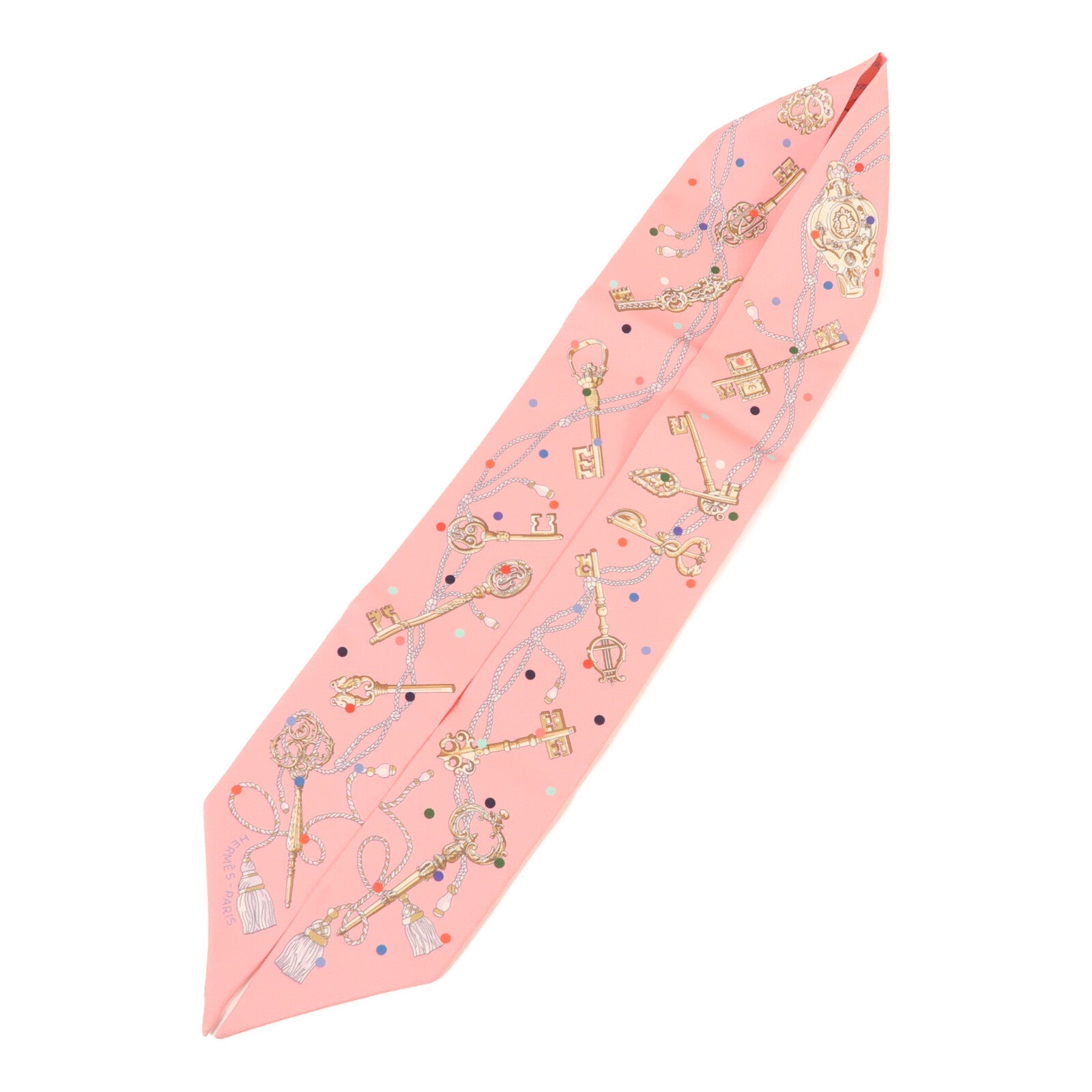 HERMES 絲質Twilly絲巾