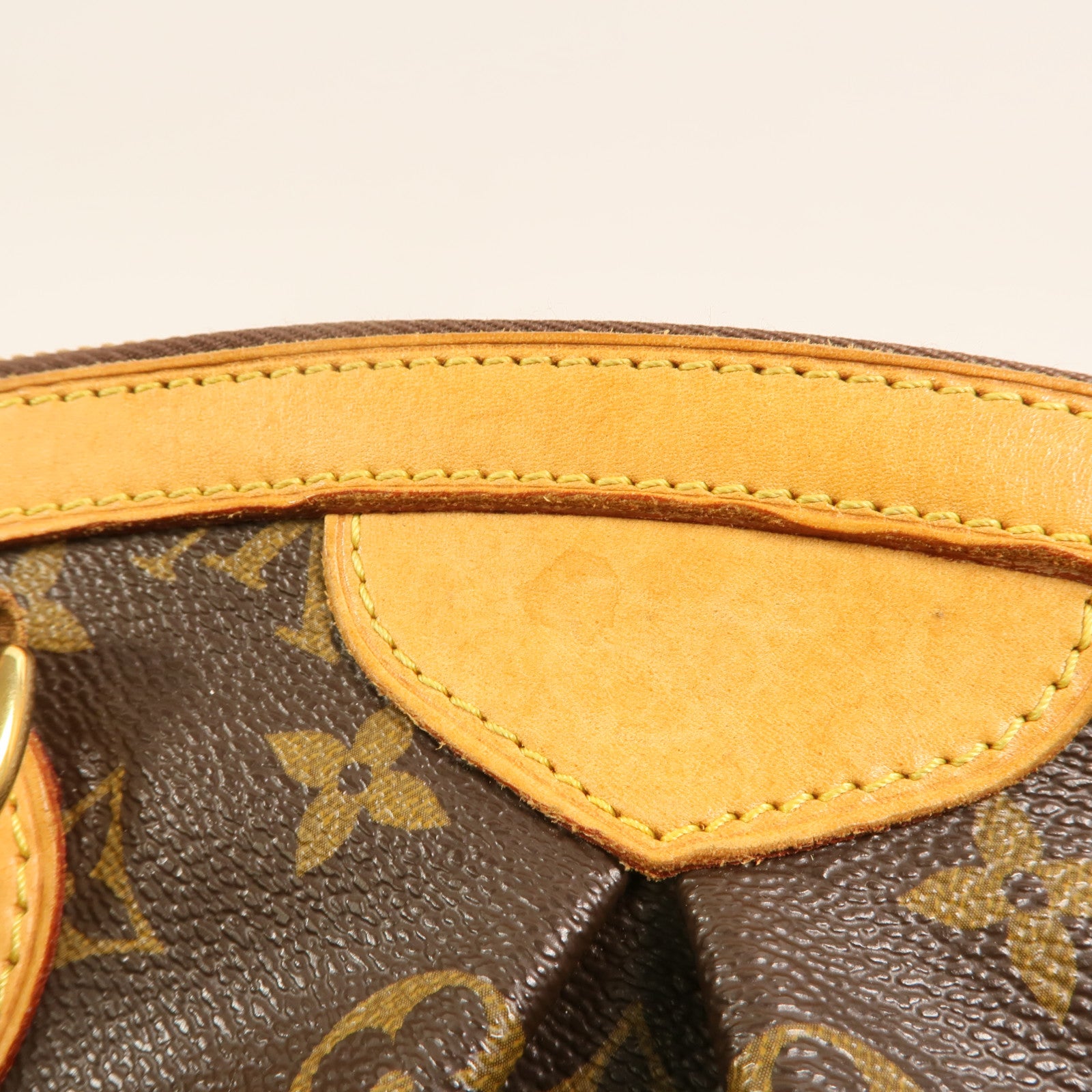 LOUIS VUITTON Monogram Tivoli PM金扣手挽袋