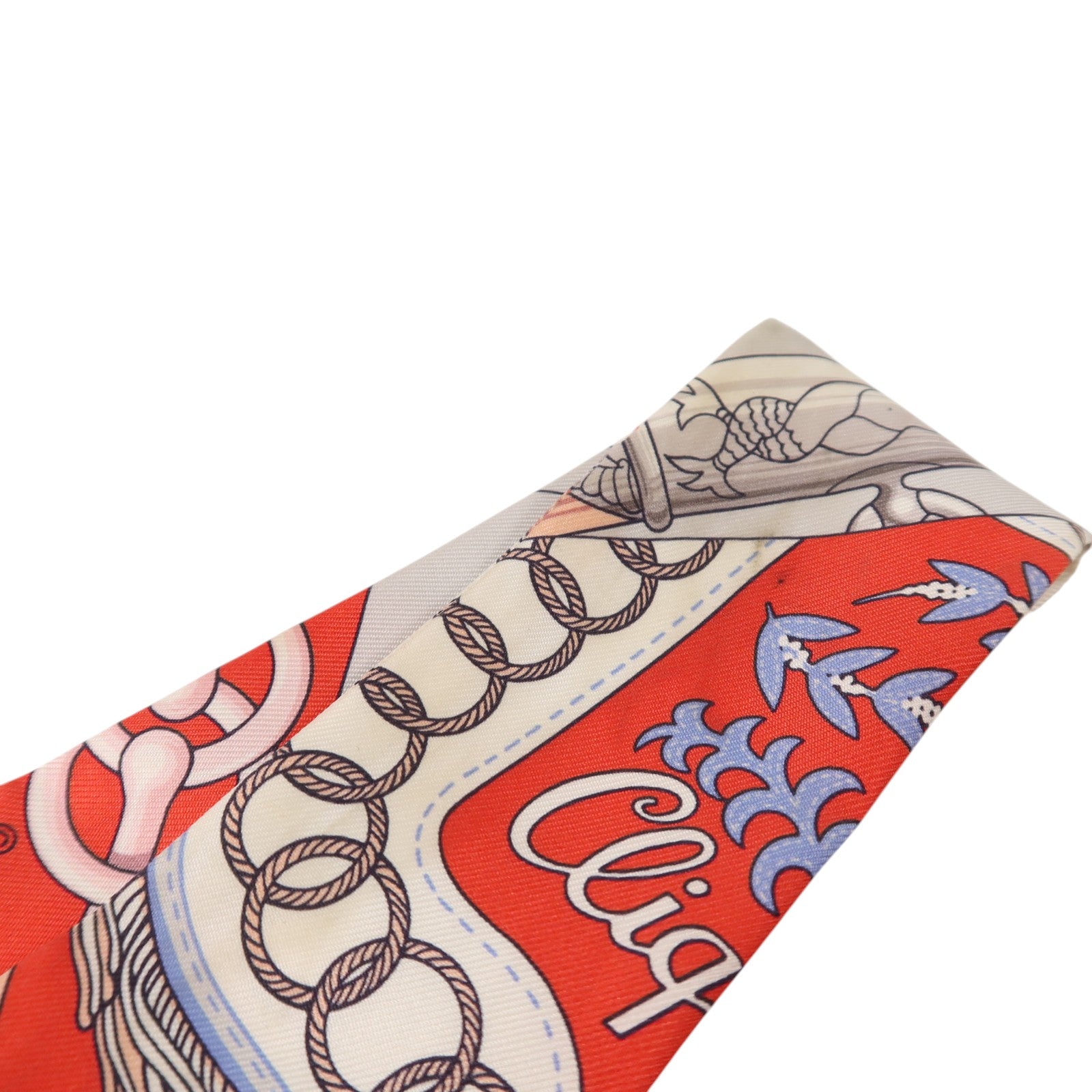 HERMES 絲質Twilly絲巾