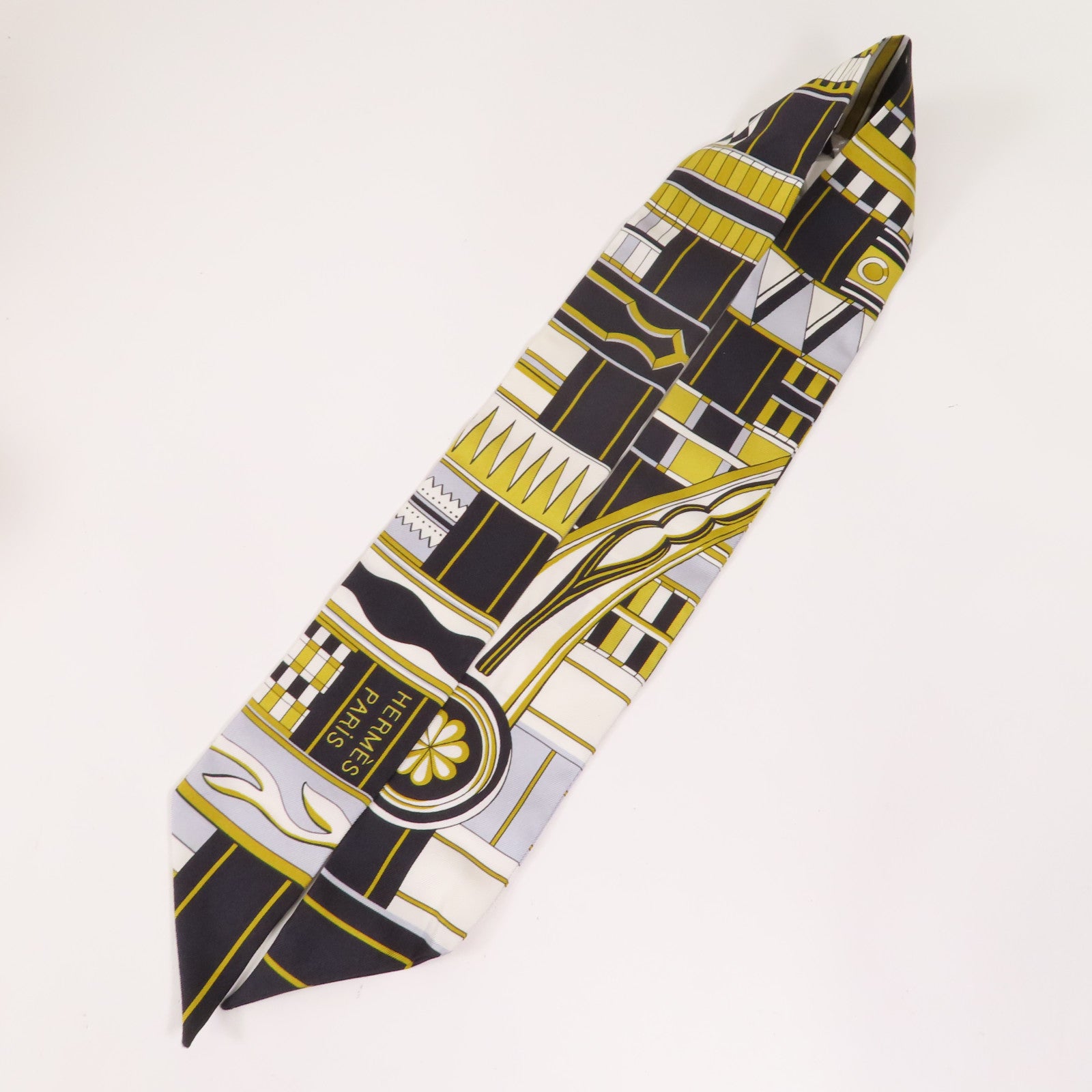 HERMES 絲質Twilly絲巾